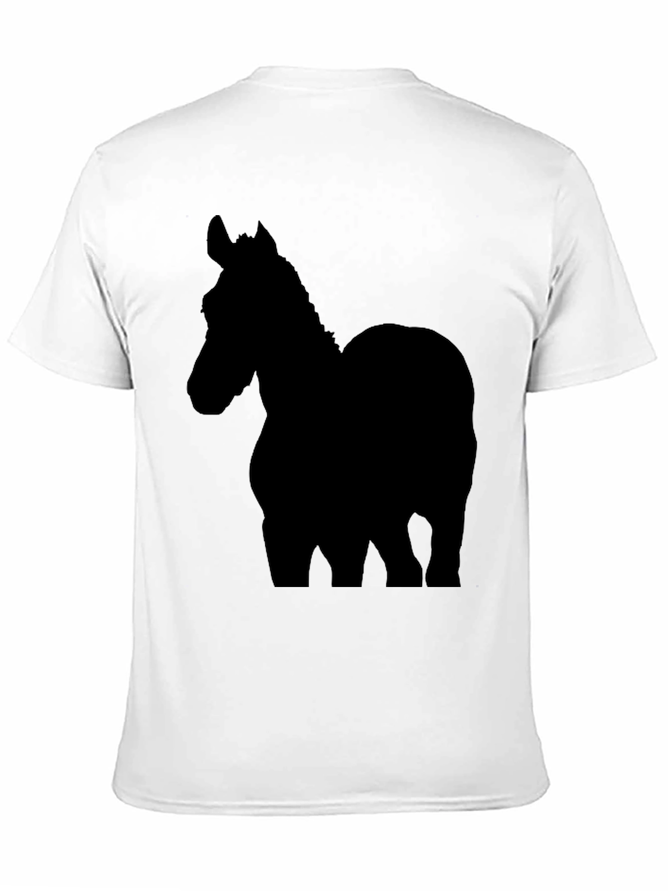Black Horse Silhouette T-Shirt