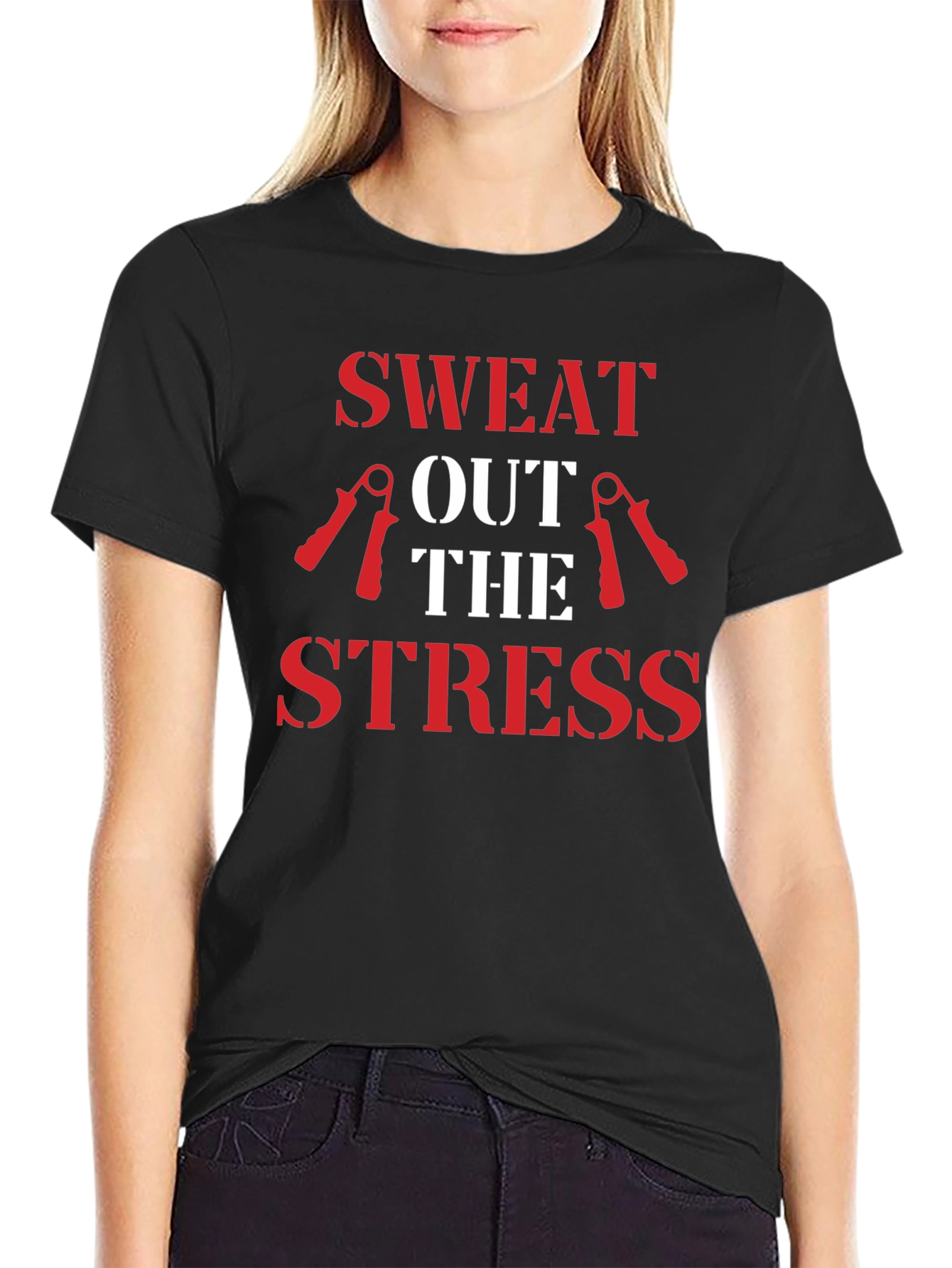 Sweat Out The Stress Graphic Tee