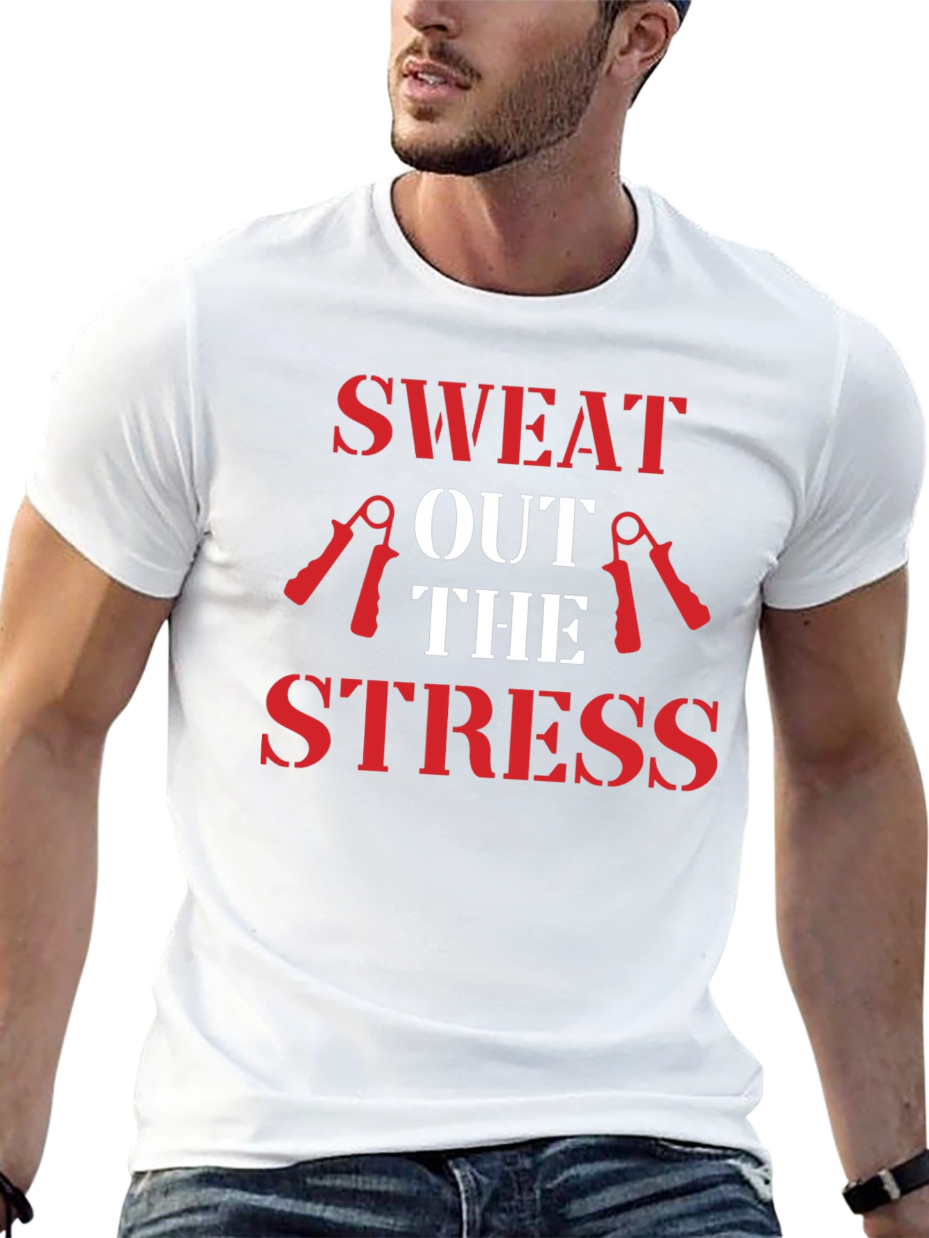 Sweat Out The Stress Graphic Tee