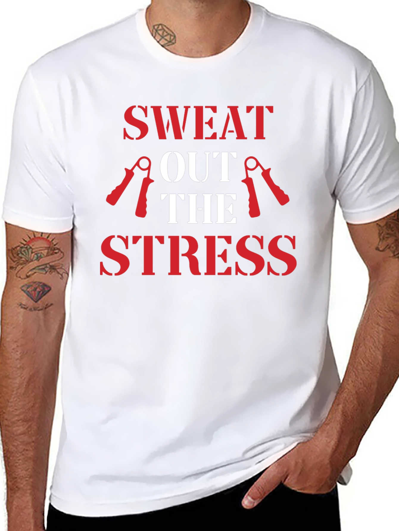 Sweat Out The Stress Graphic Tee