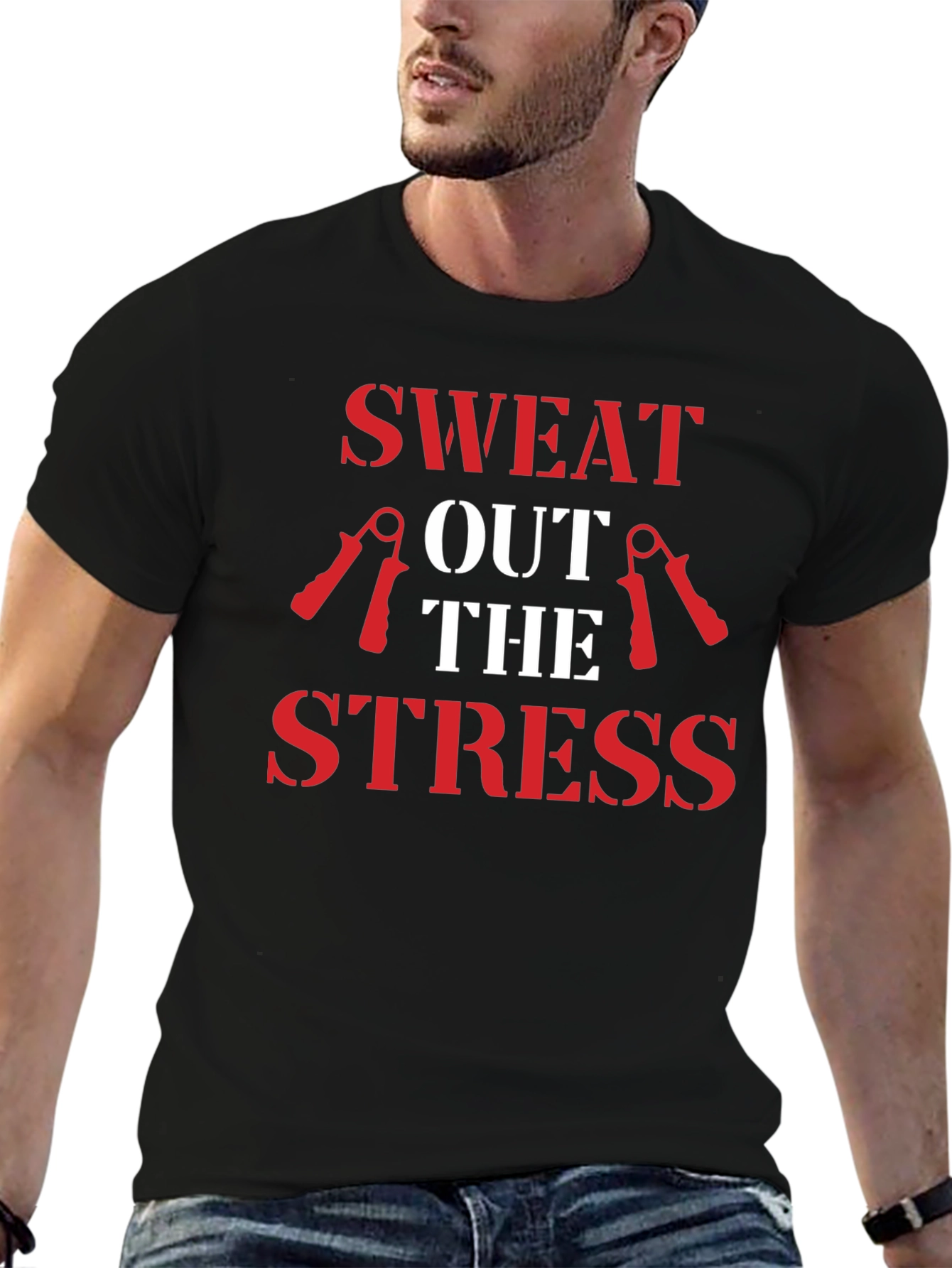 Sweat Out The Stress Graphic Tee