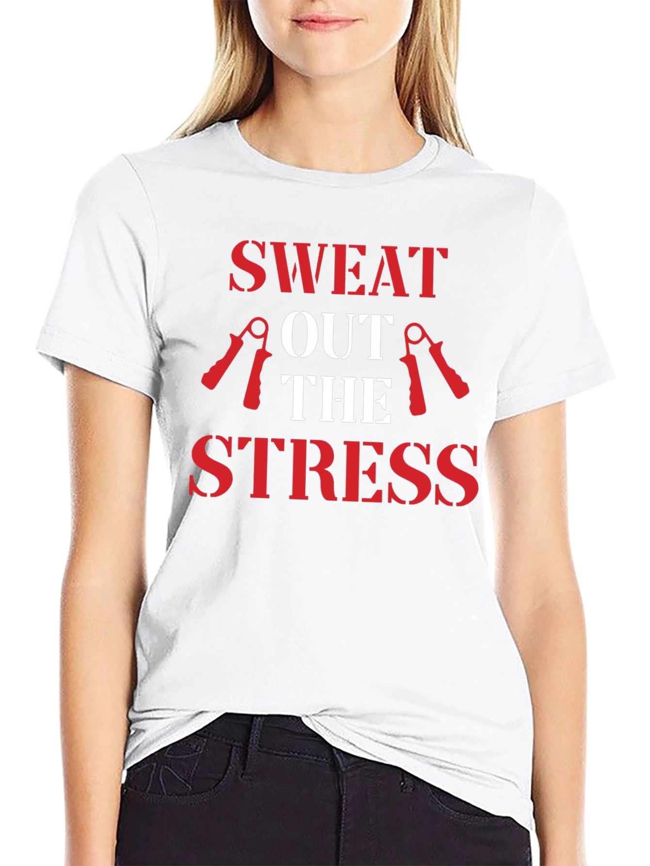 Sweat Out The Stress Graphic Tee