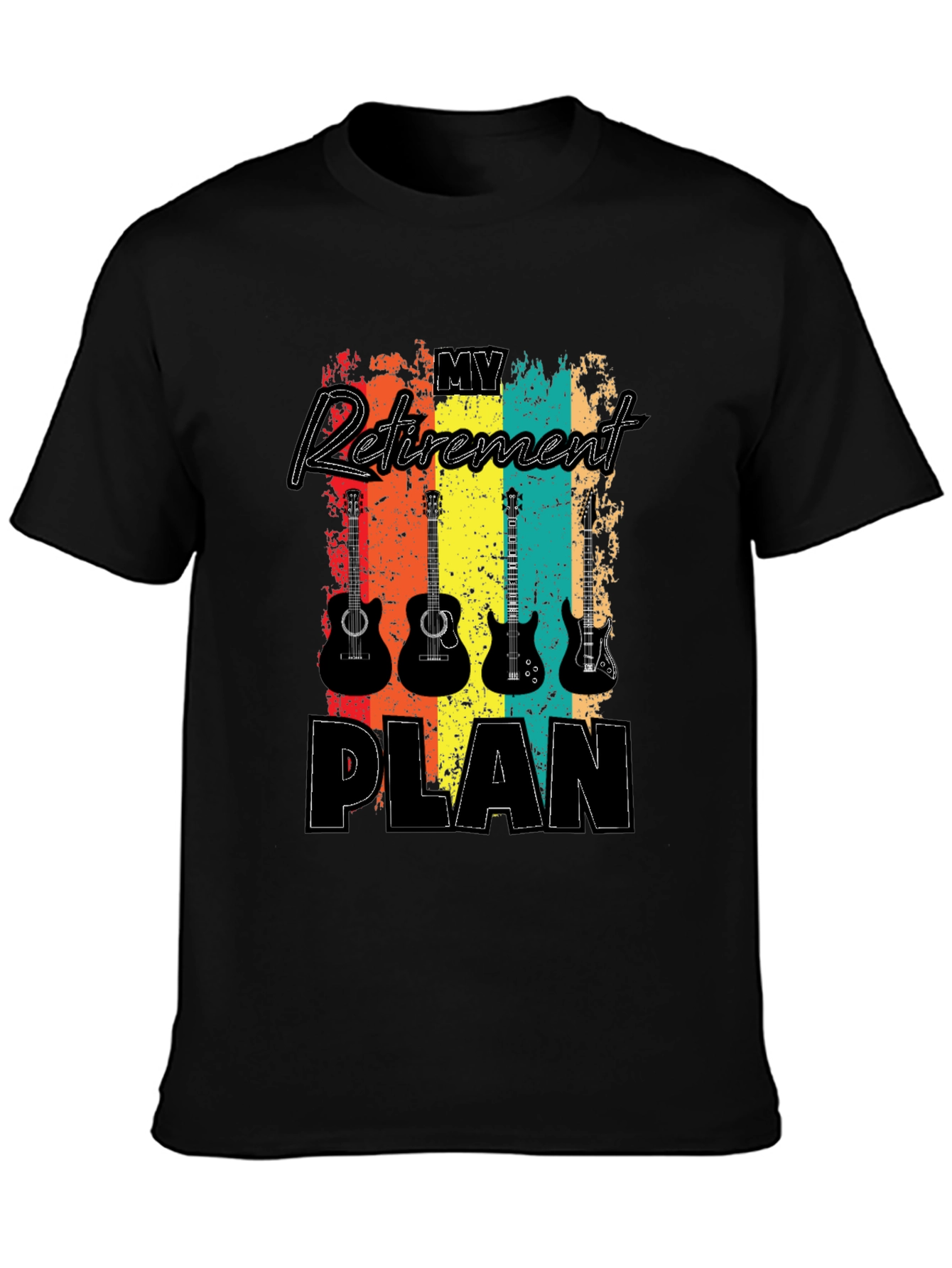 My Retirement Plan Guitar T-Shirt