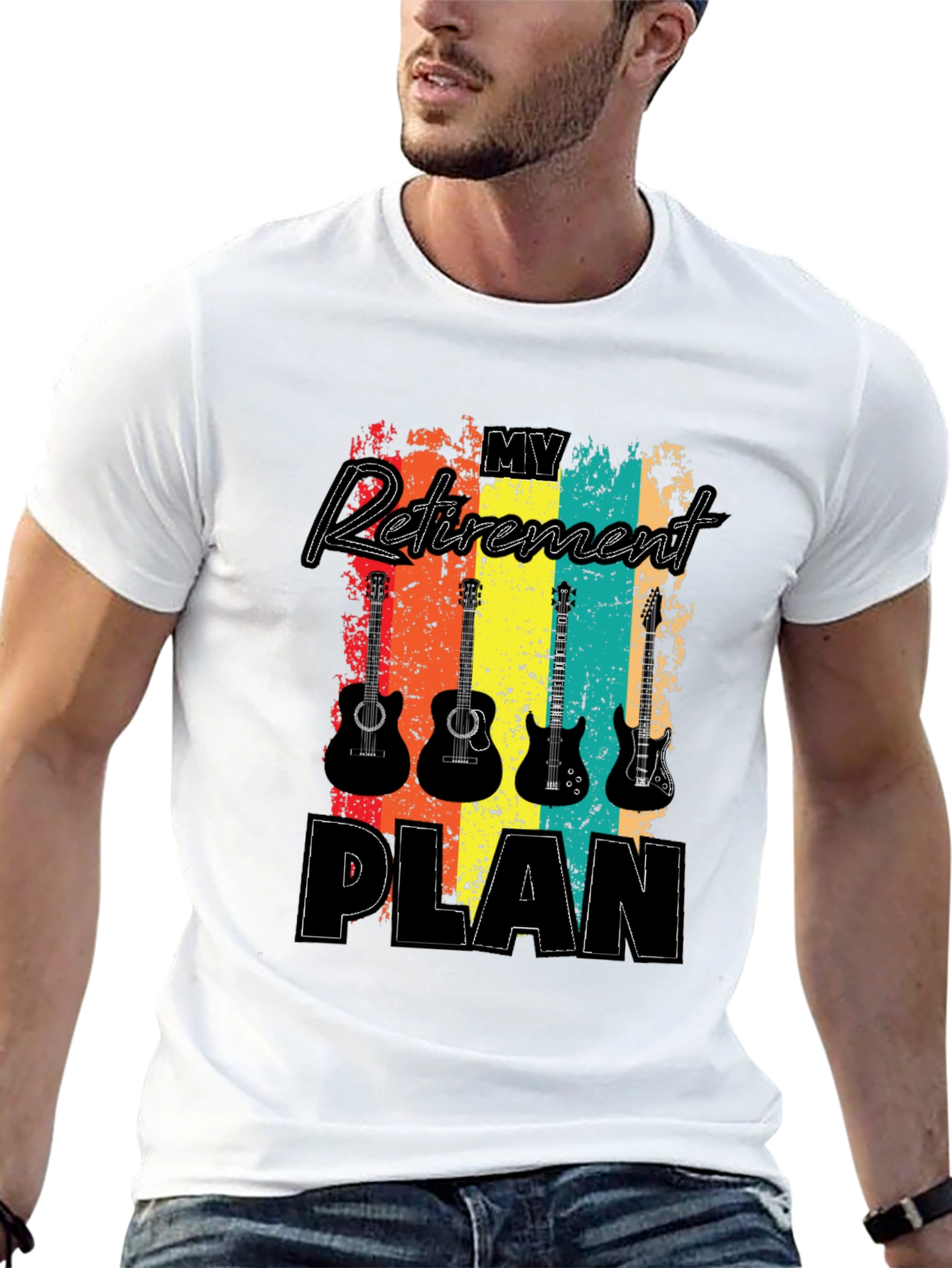 My Retirement Plan Guitar T-Shirt