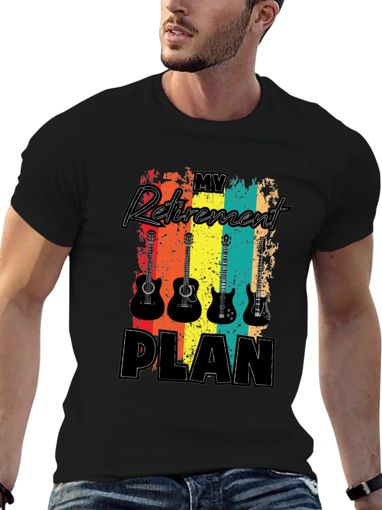 My Retirement Plan Guitar T-Shirt