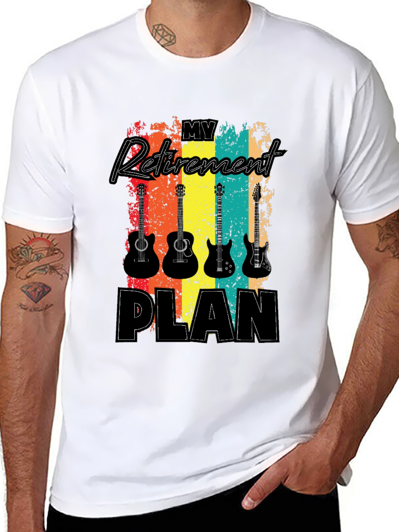My Retirement Plan Guitar T-Shirt