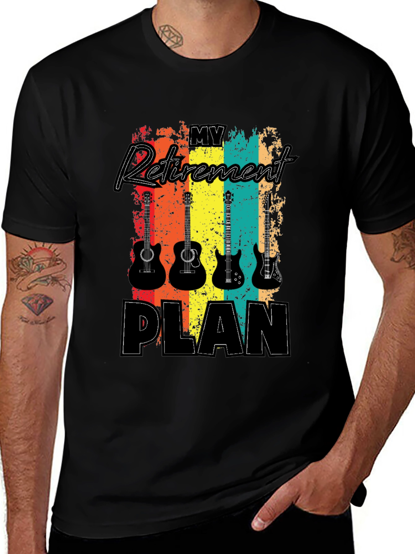 My Retirement Plan Guitar T-Shirt