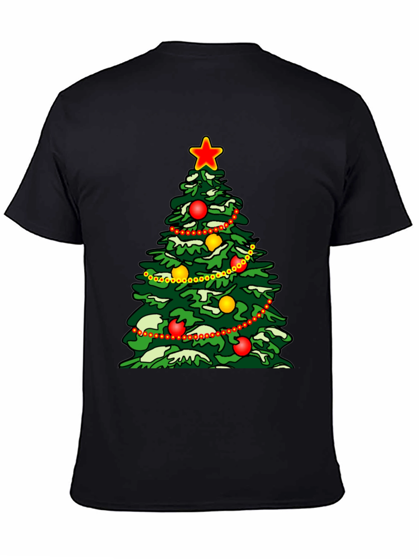 Christmas Tree Graphic Tee - Holiday Style