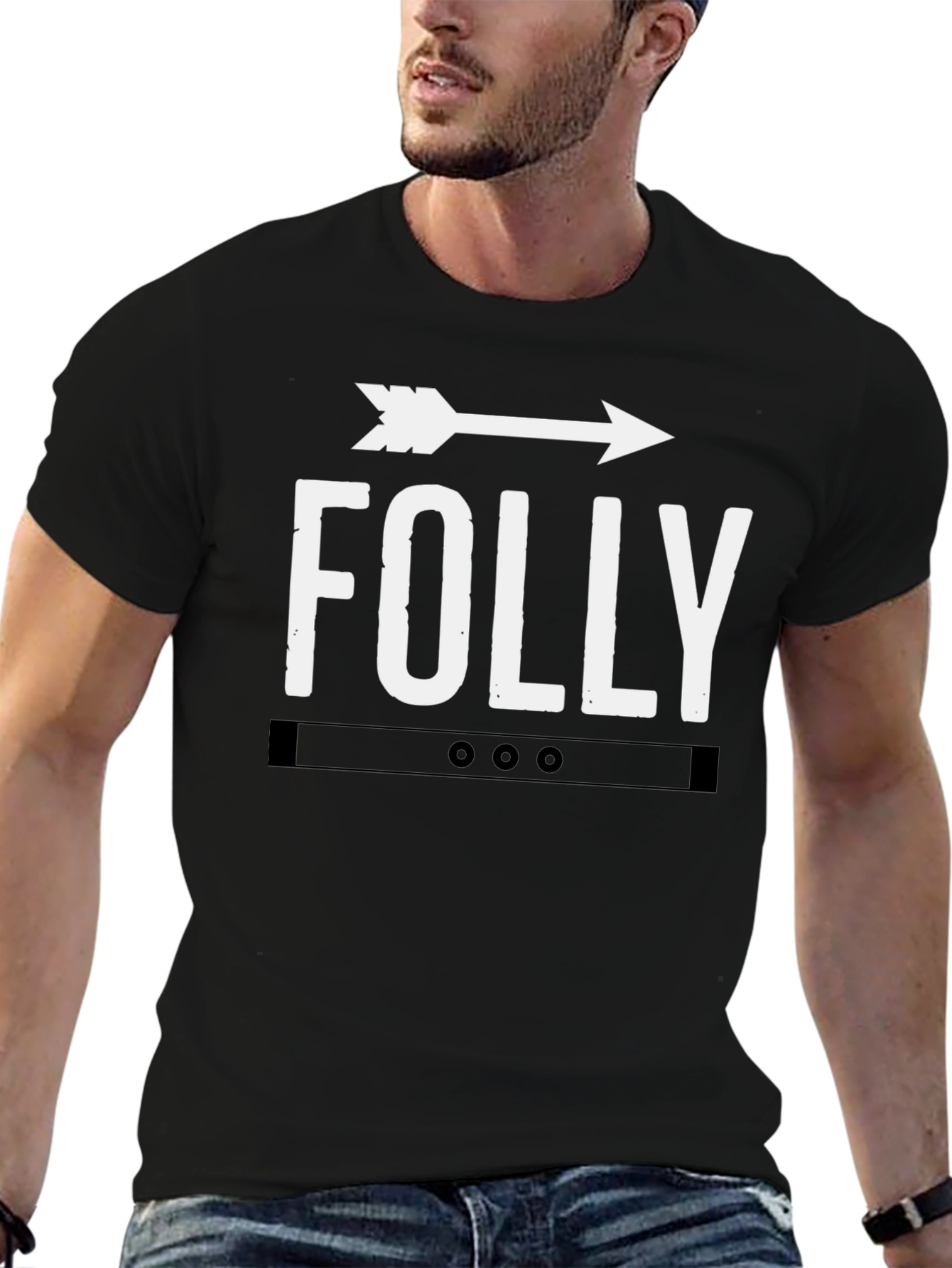 Folly Arrow Graphic Tee - Classic Black T-Shirt