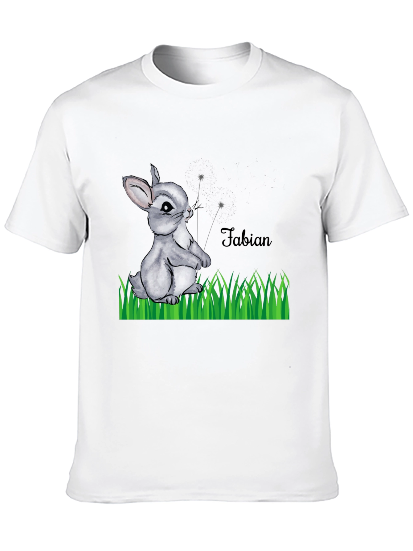 Cute Rabbit T-Shirt - Fabian Design Soft Cotton