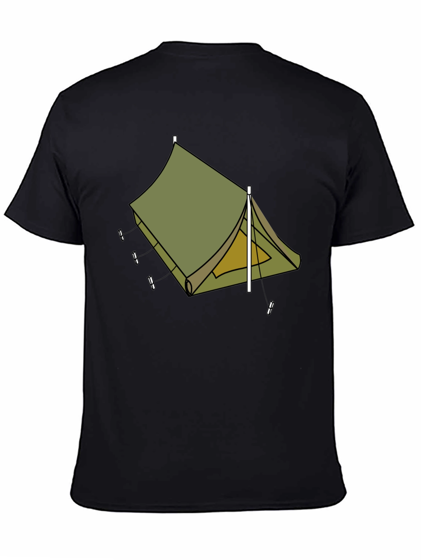 Camping Tent Graphic Tee - Adventure Ready Style