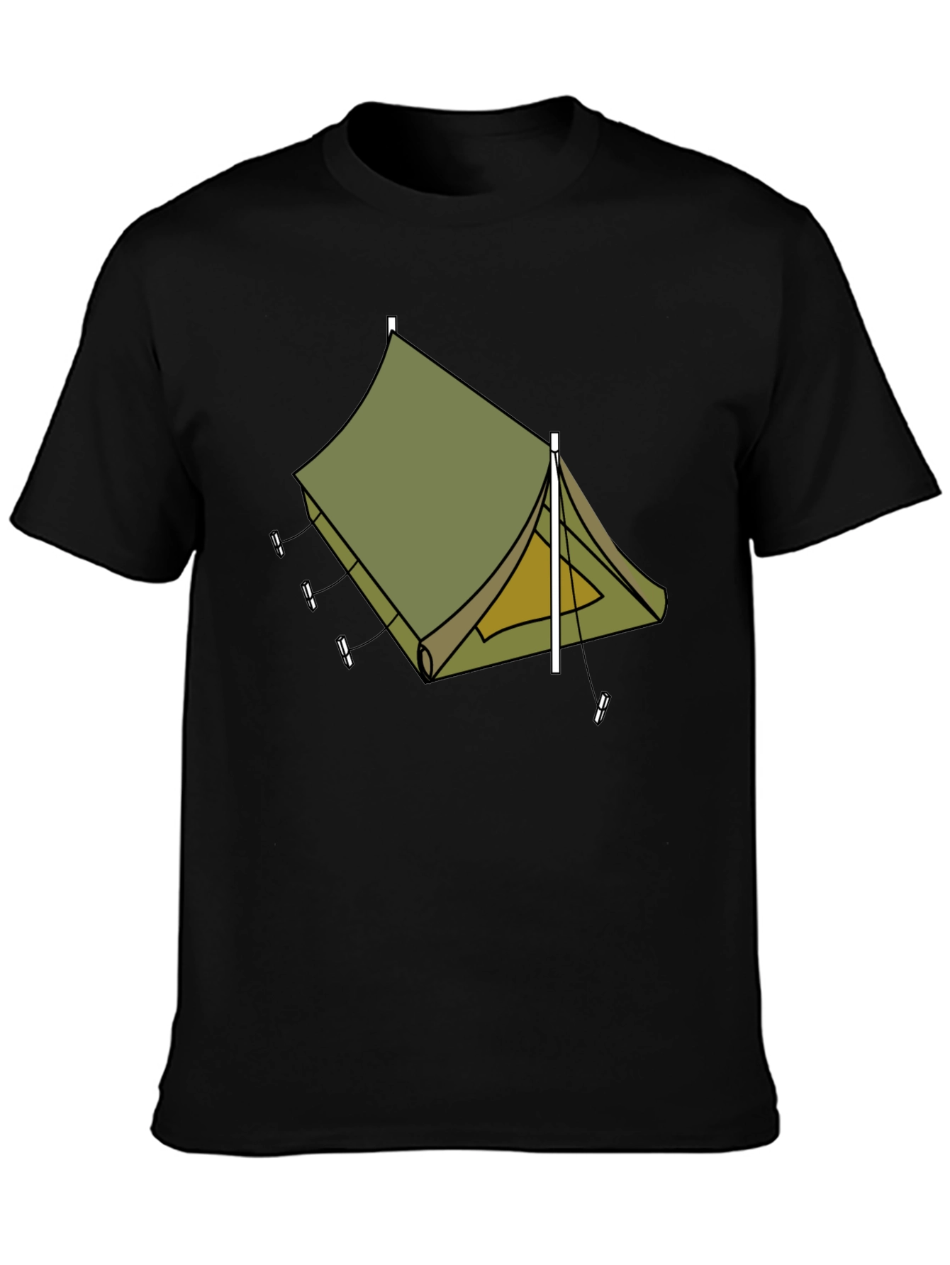Camping Tent Graphic Tee - Adventure Ready Style