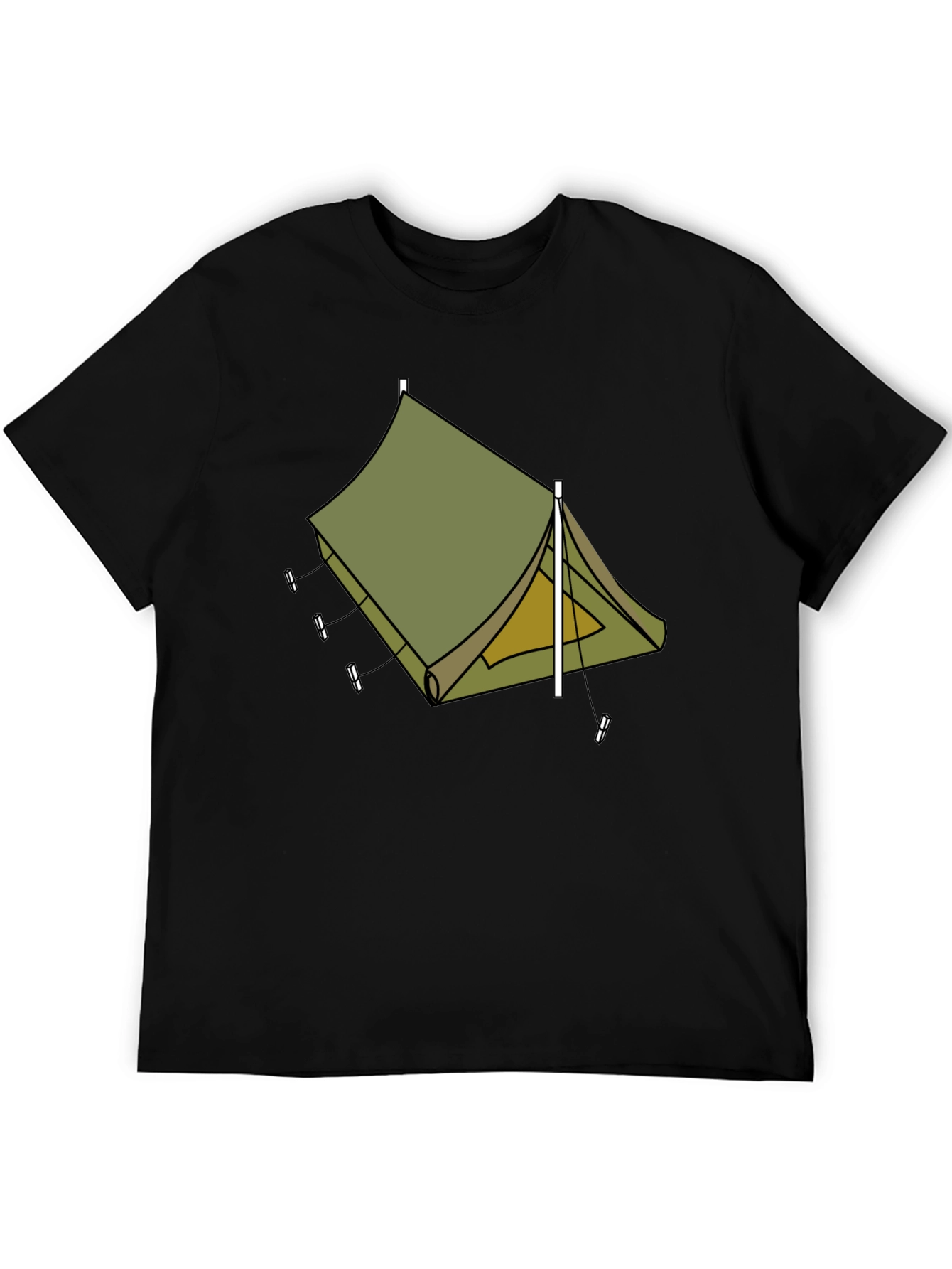 Camping Tent Graphic Tee - Adventure Ready Style
