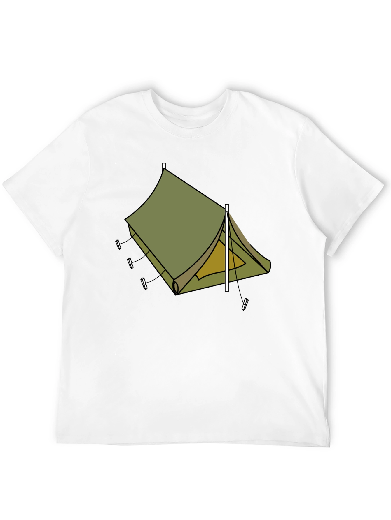 Camping Tent Graphic Tee - Adventure Ready Style