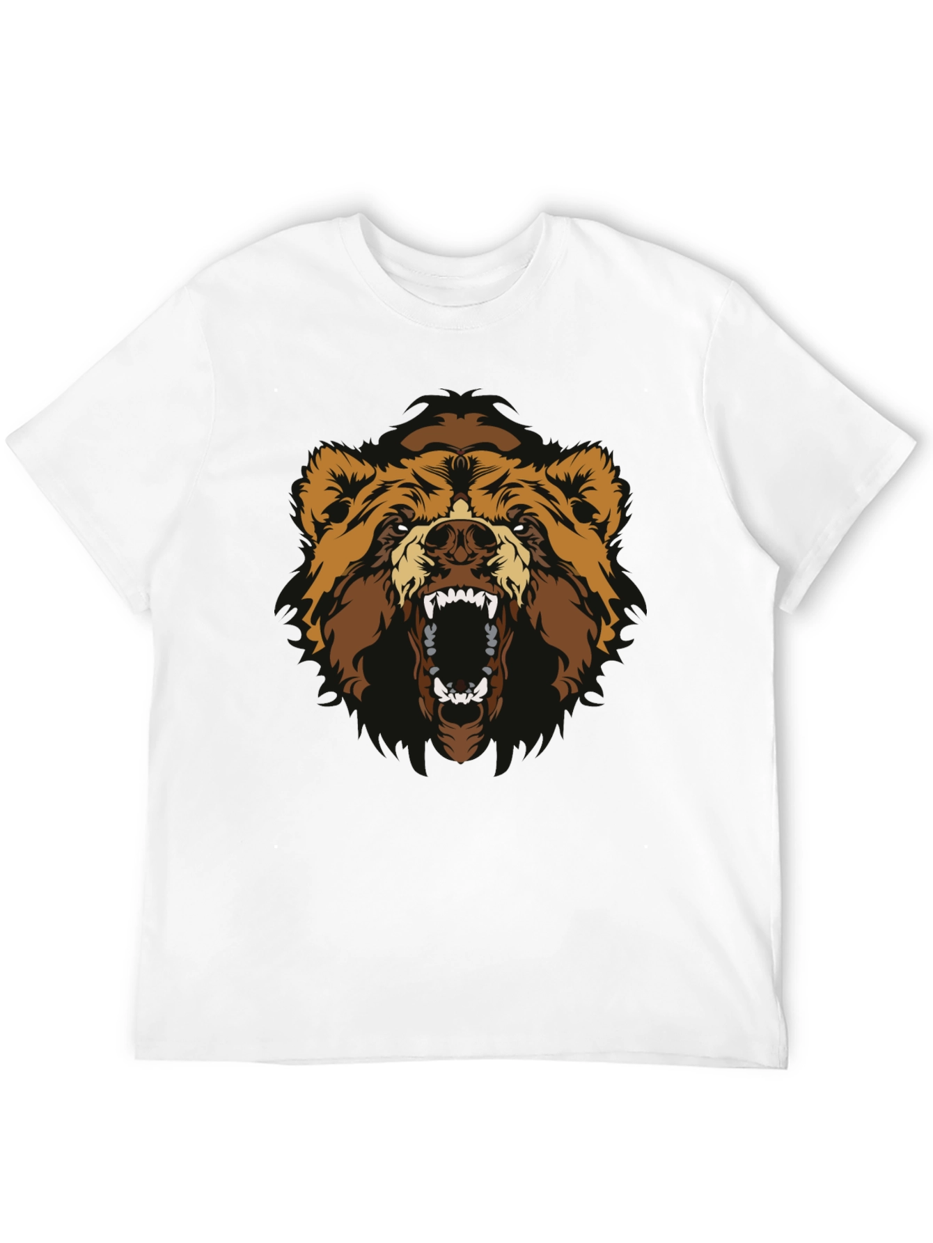 Grizzly Bear Graphic Tee - Bold Statement Shirt