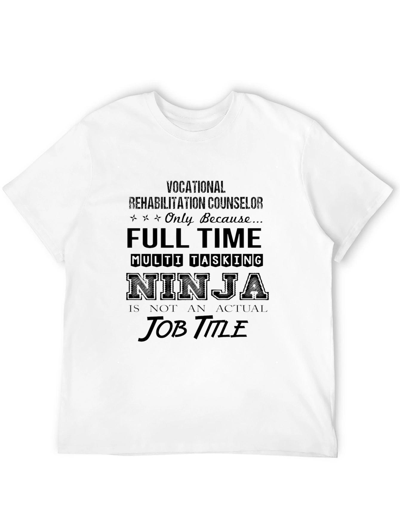 Vocational Counselor Ninja T-Shirt