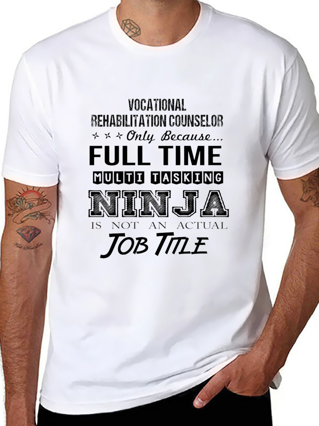 Vocational Counselor Ninja T-Shirt