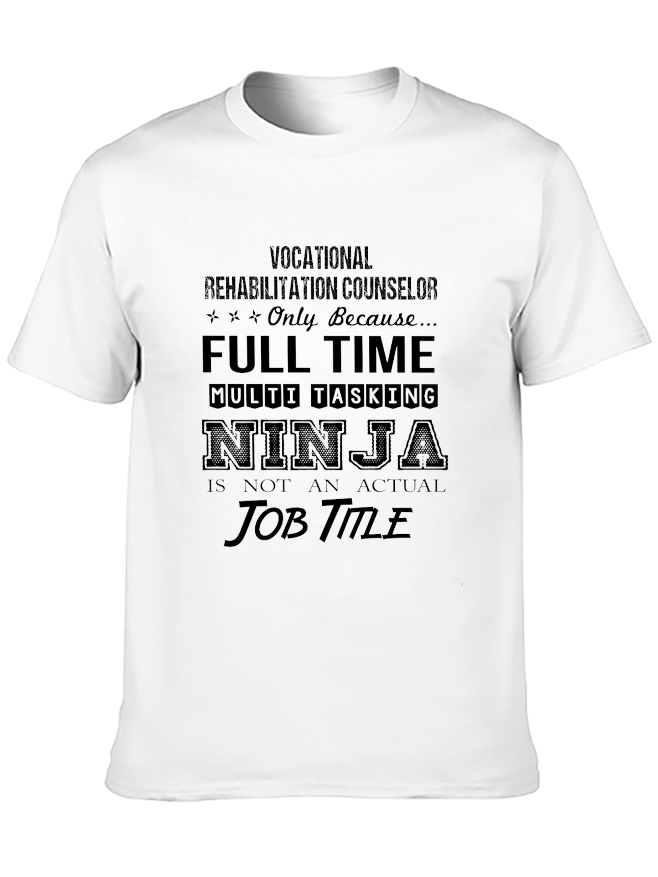 Vocational Counselor Ninja T-Shirt