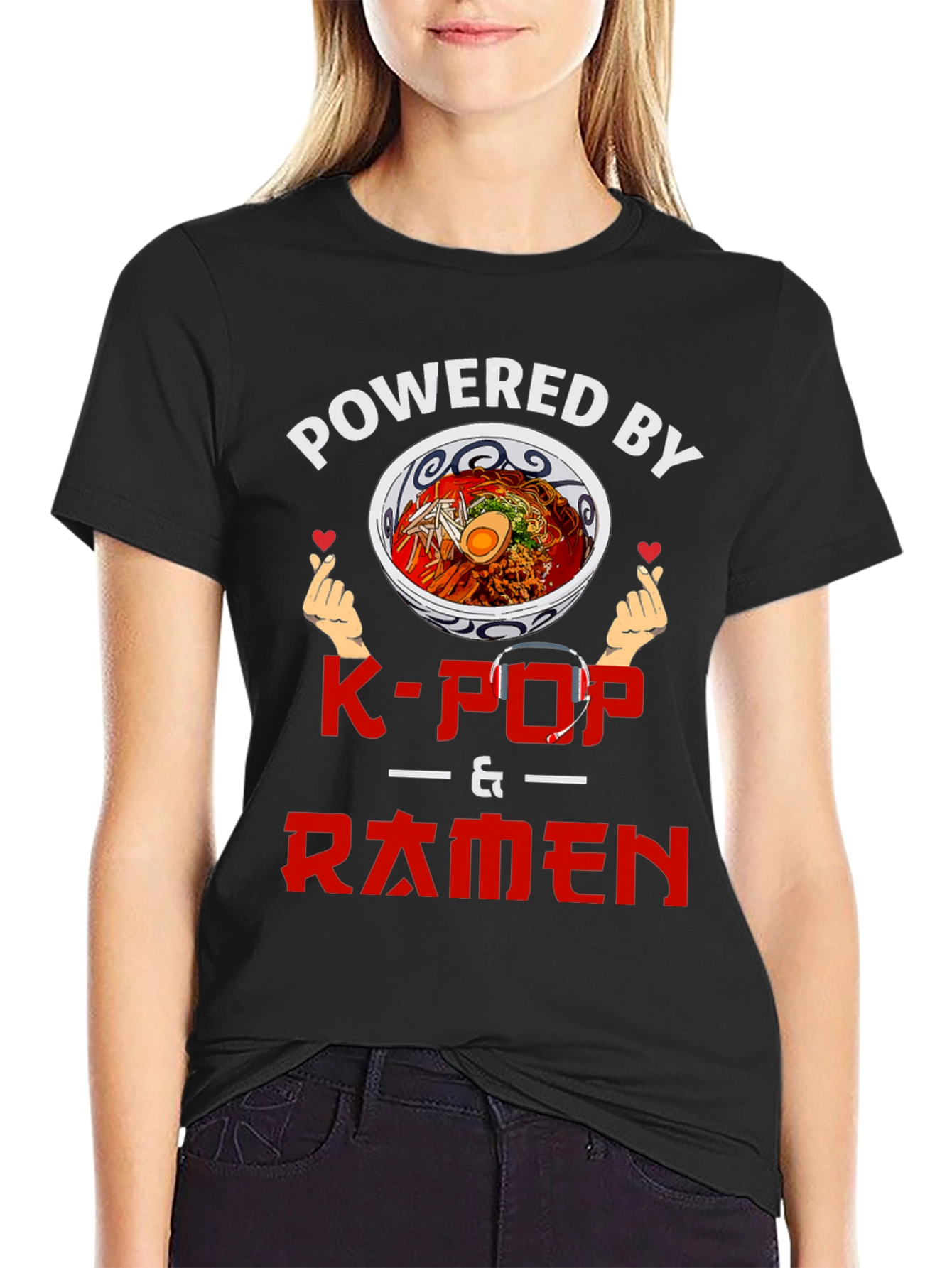 Powered By K-Pop & Ramen T-Shirt