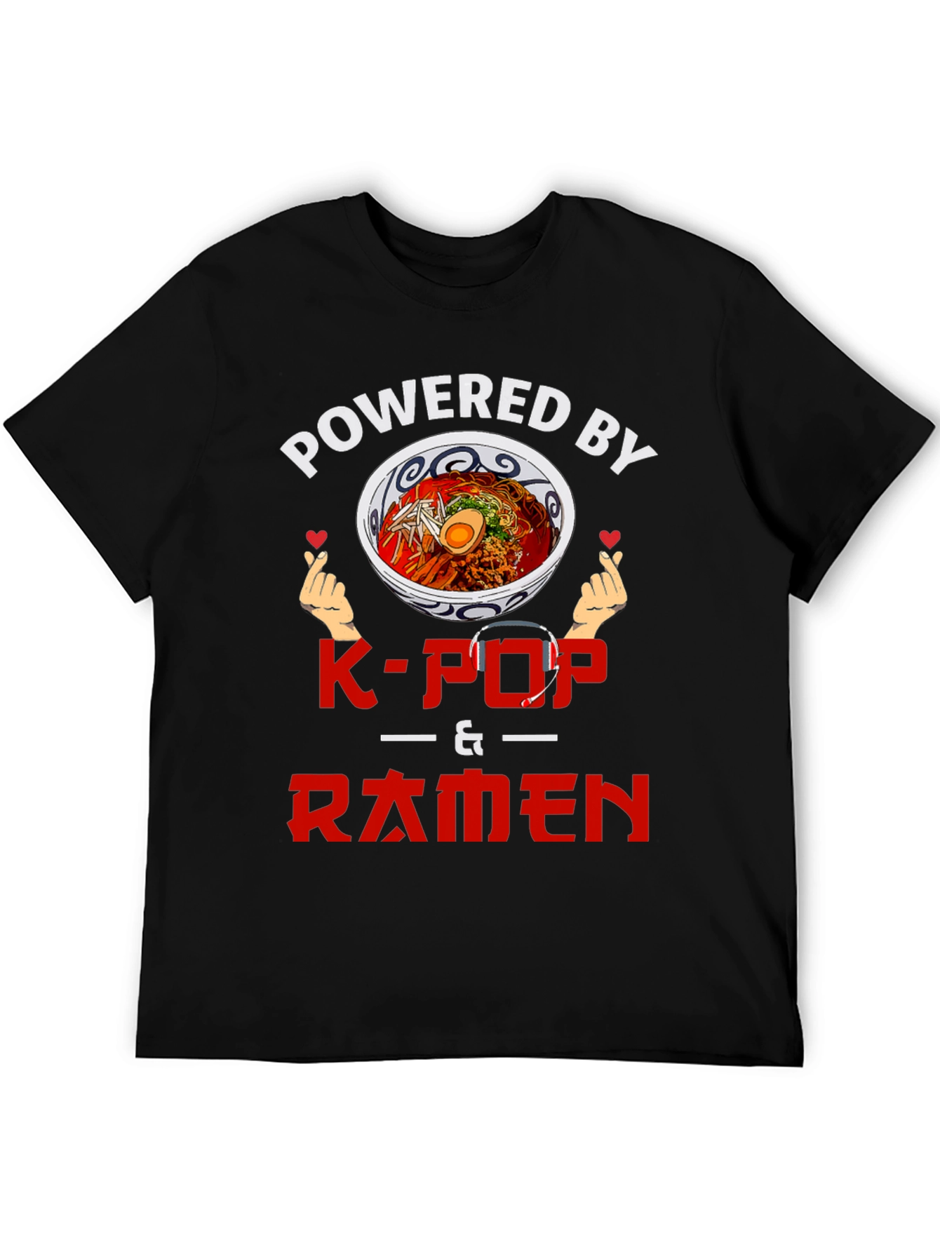 Powered By K-Pop & Ramen T-Shirt