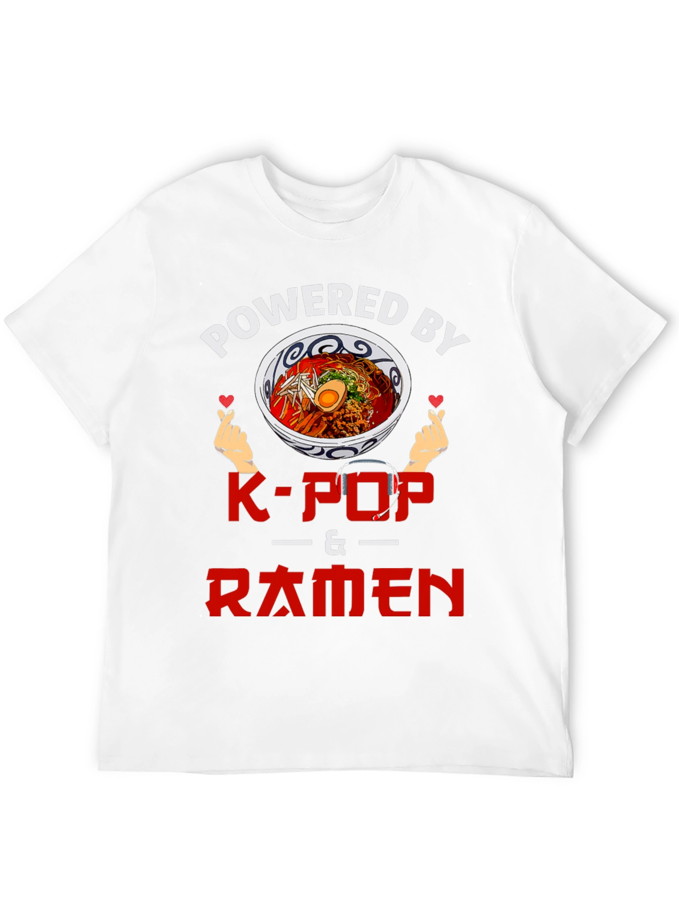 Powered By K-Pop & Ramen T-Shirt