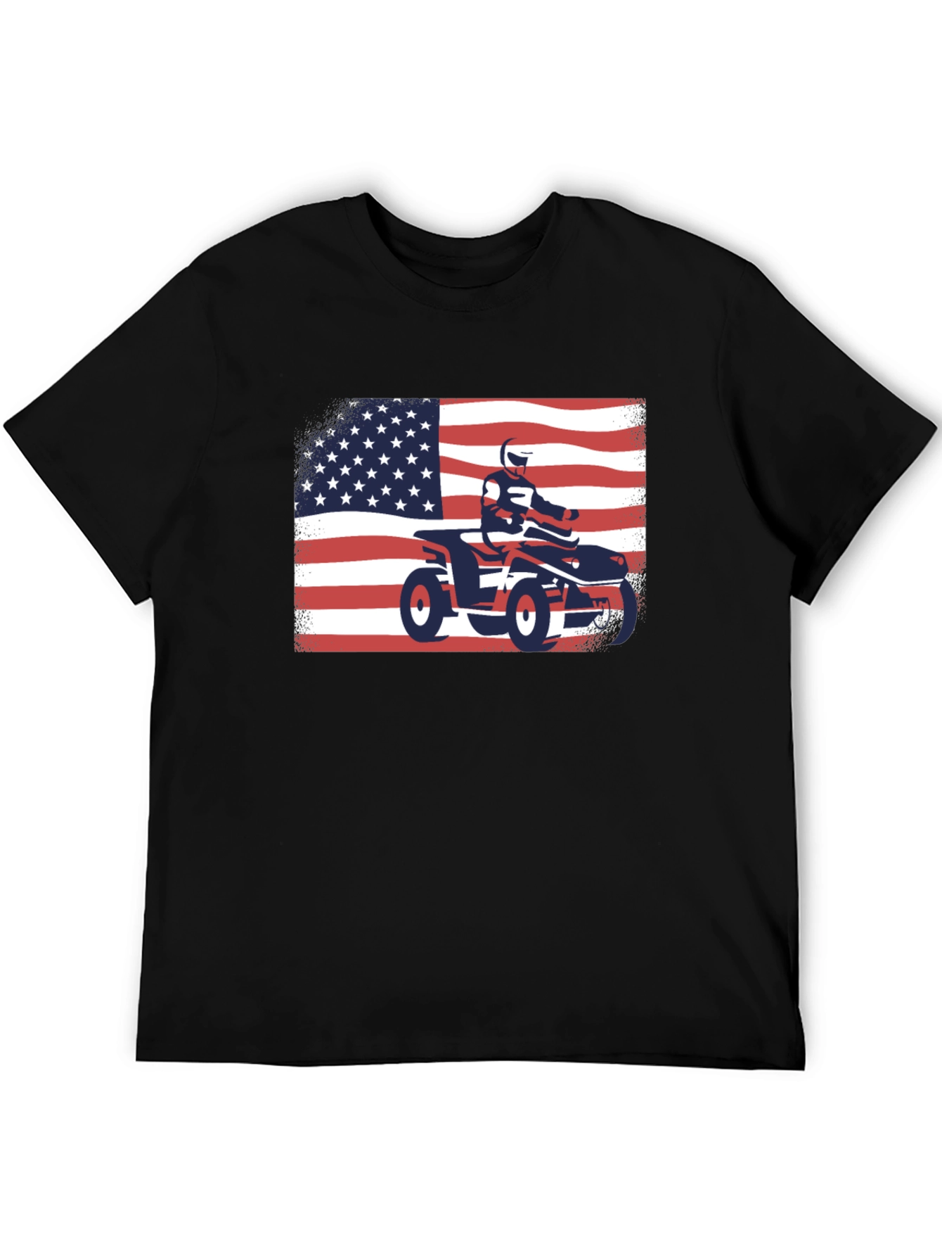American Flag ATV Rider T-Shirt