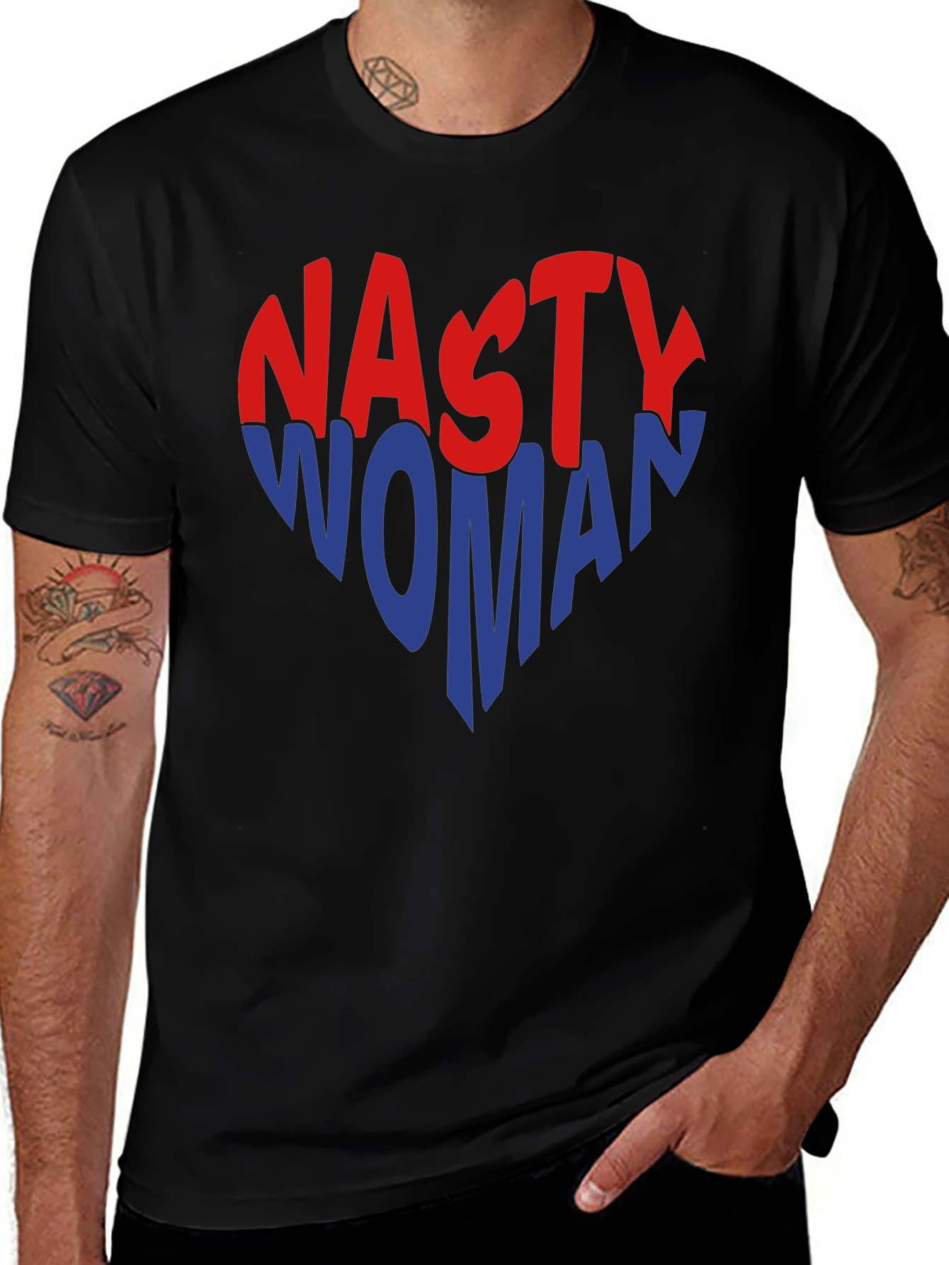 Nasty Woman Graphic Tee - Political Statement Shirt