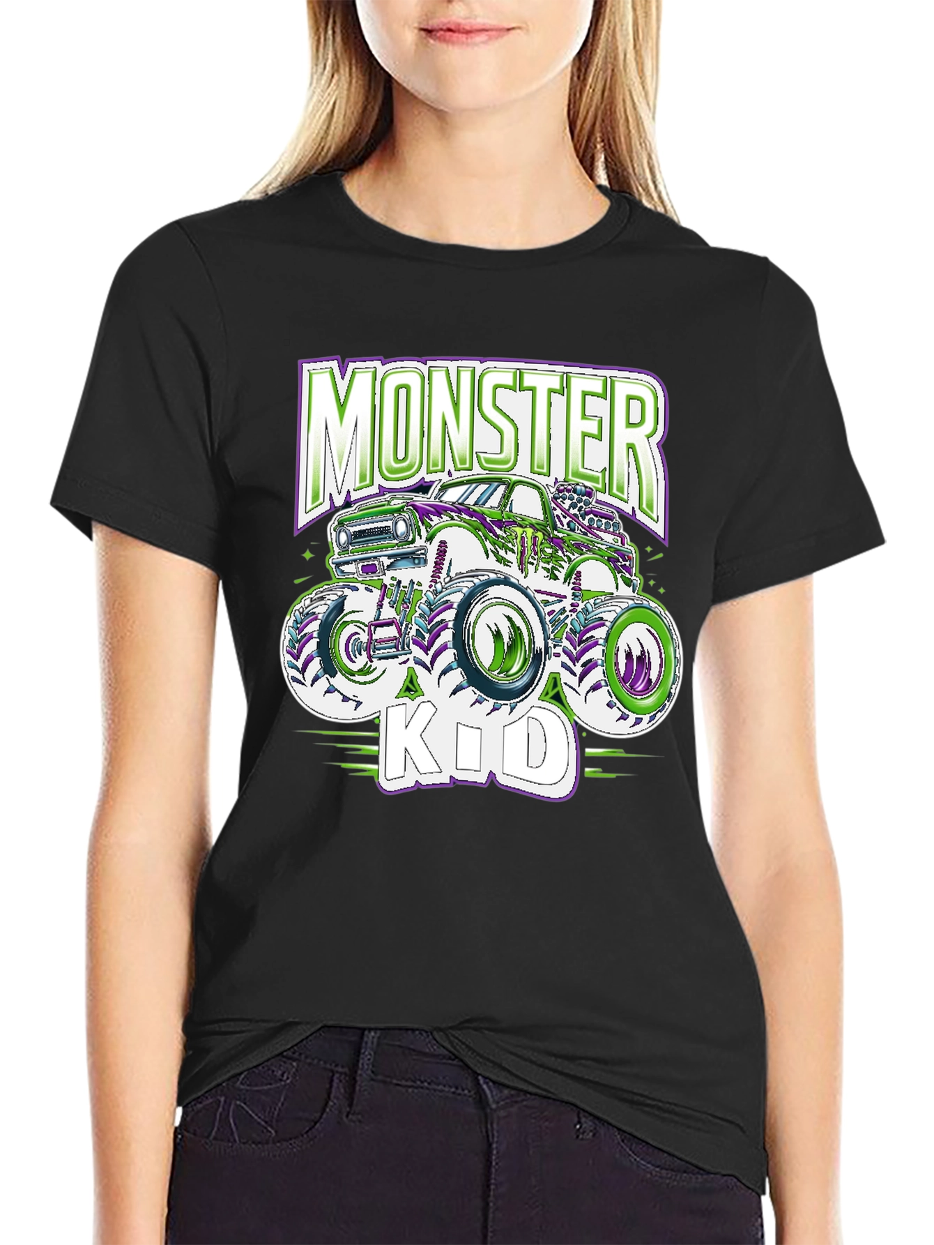 Monster Kid Truck Graphic T-Shirt