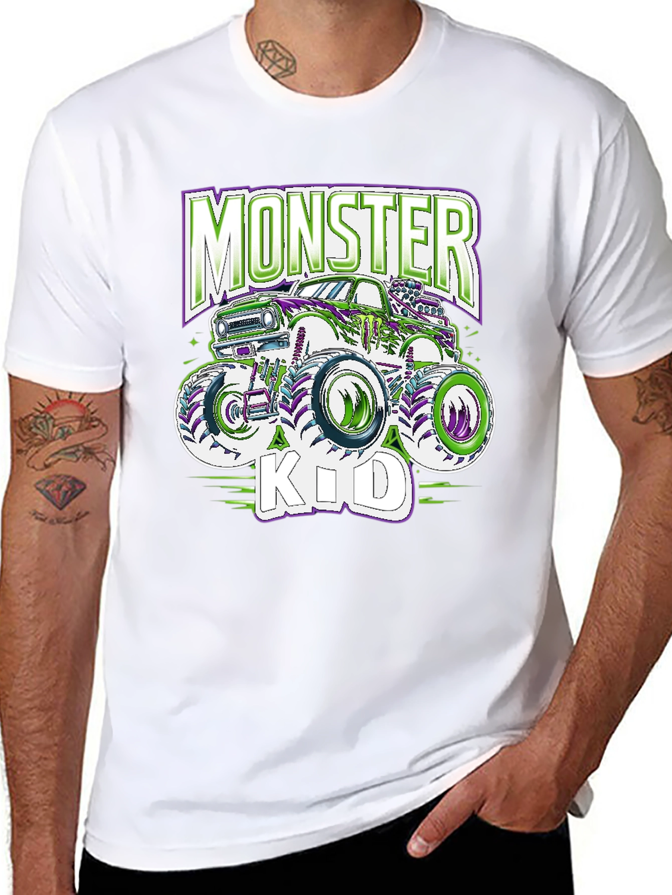 Monster Kid Truck Graphic T-Shirt