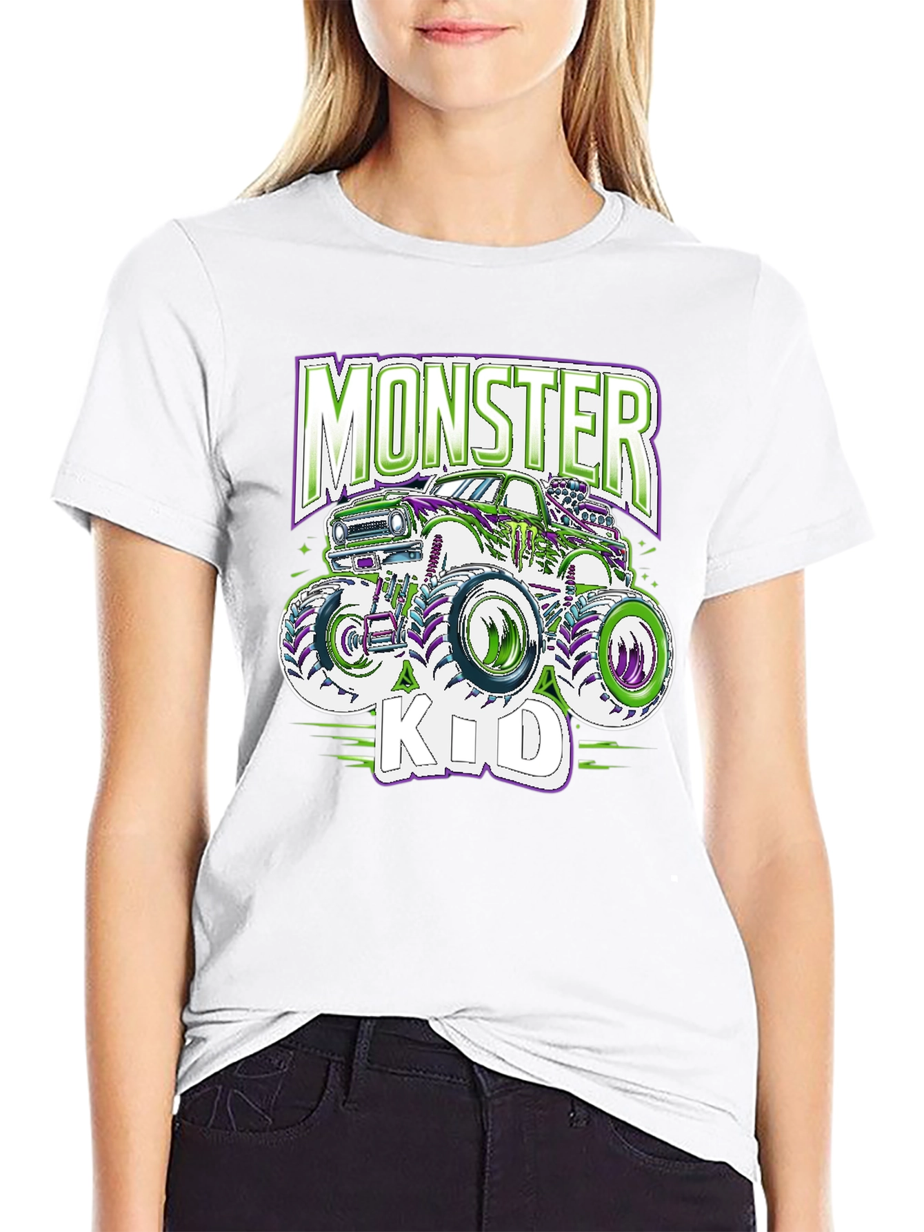 Monster Kid Truck Graphic T-Shirt