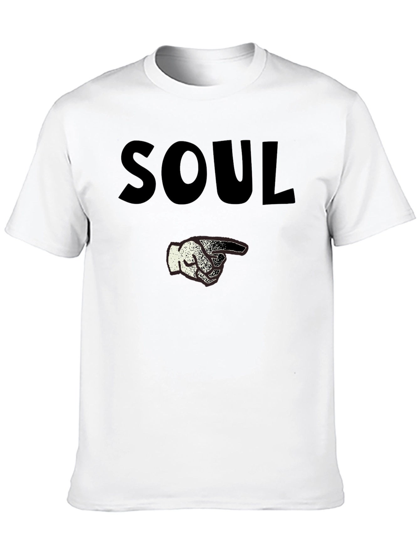 Soul Pointing Hand Graphic Tee - Unique Casual Wear