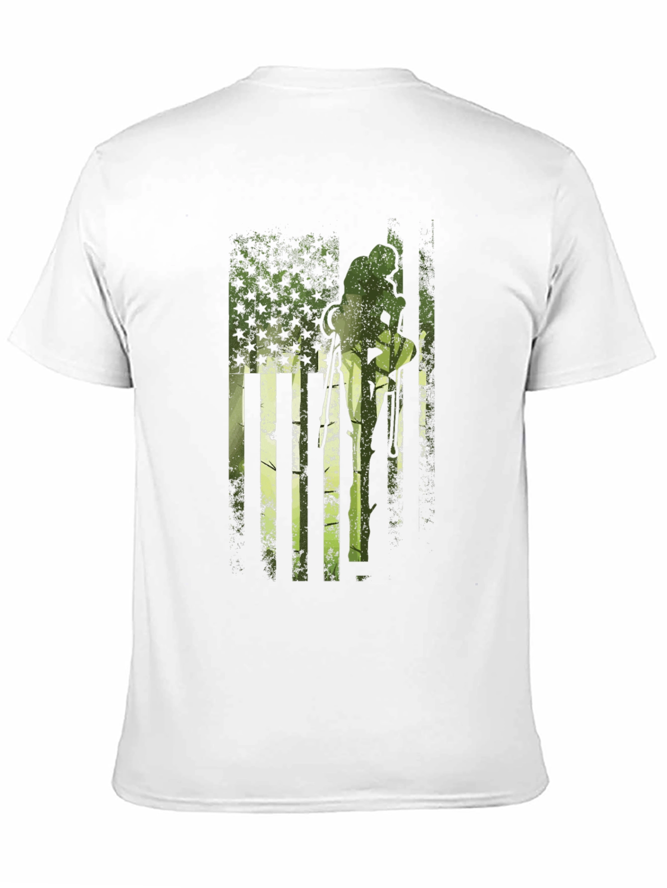 American Flag Dirt Bike T-Shirt