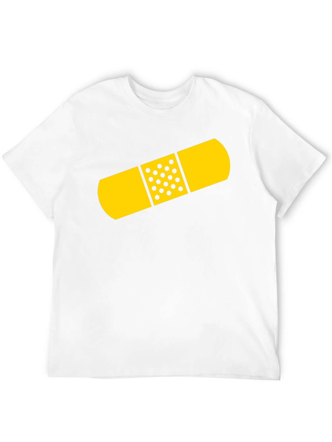 Funny Bandage Graphic Tee - Unisex Black T-Shirt