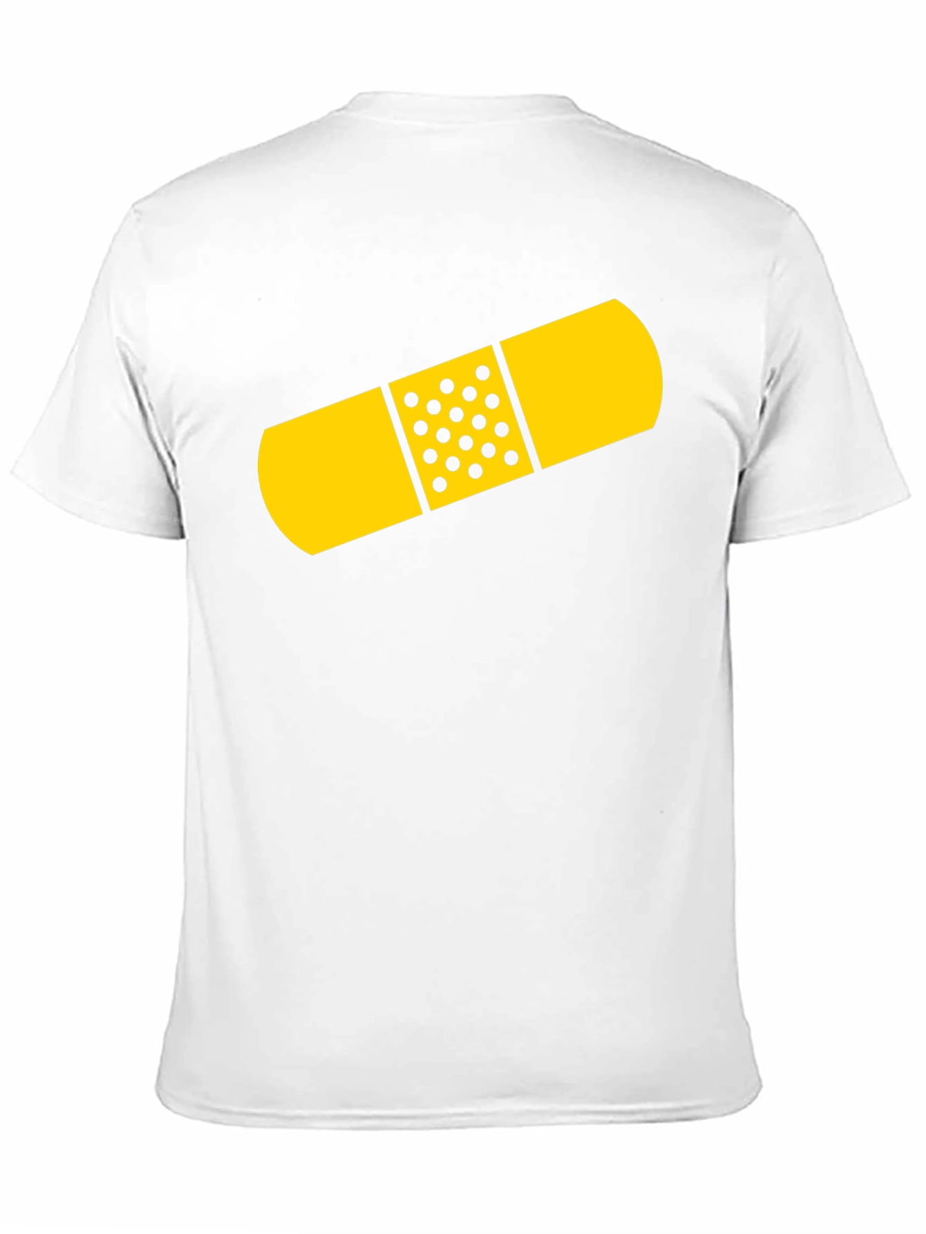 Funny Bandage Graphic Tee - Unisex Black T-Shirt