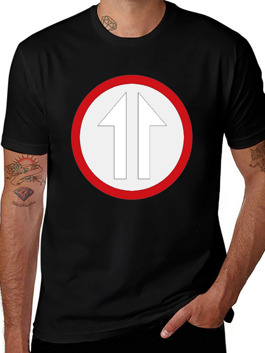 Arrow Circle Graphic T-Shirt