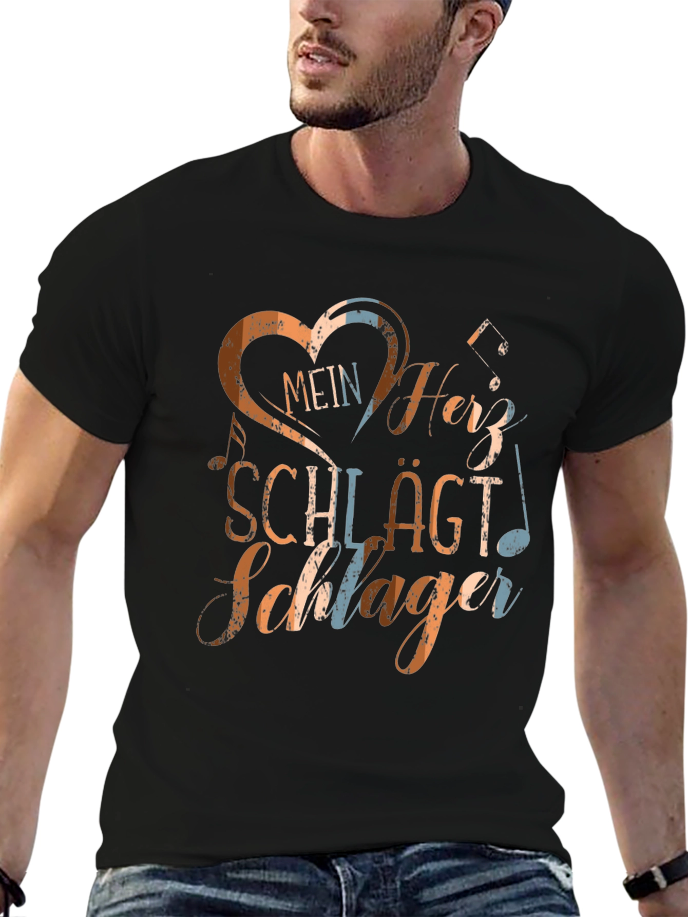 Mein Herz Schlägt Schlager T-Shirt