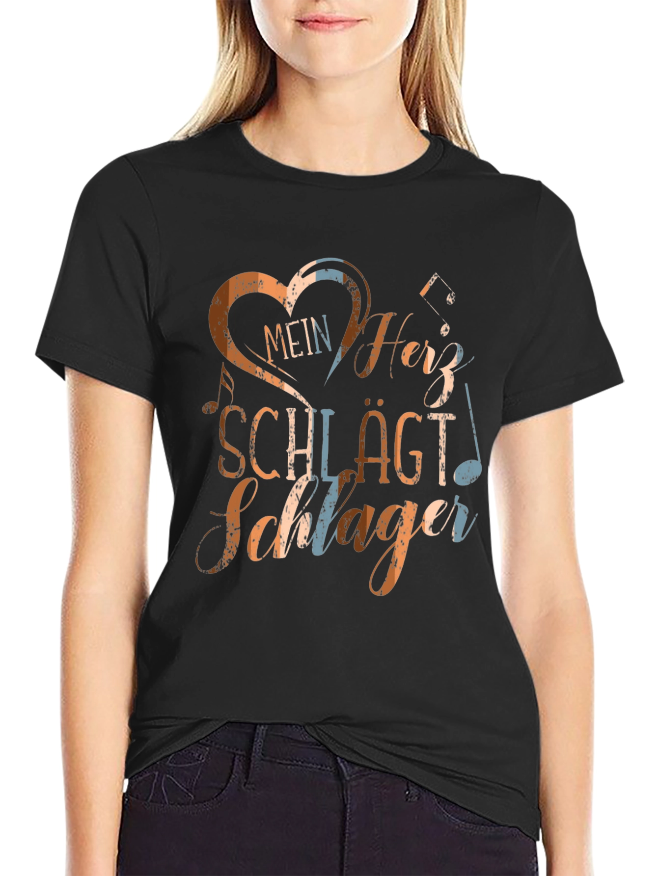 Mein Herz Schlägt Schlager T-Shirt