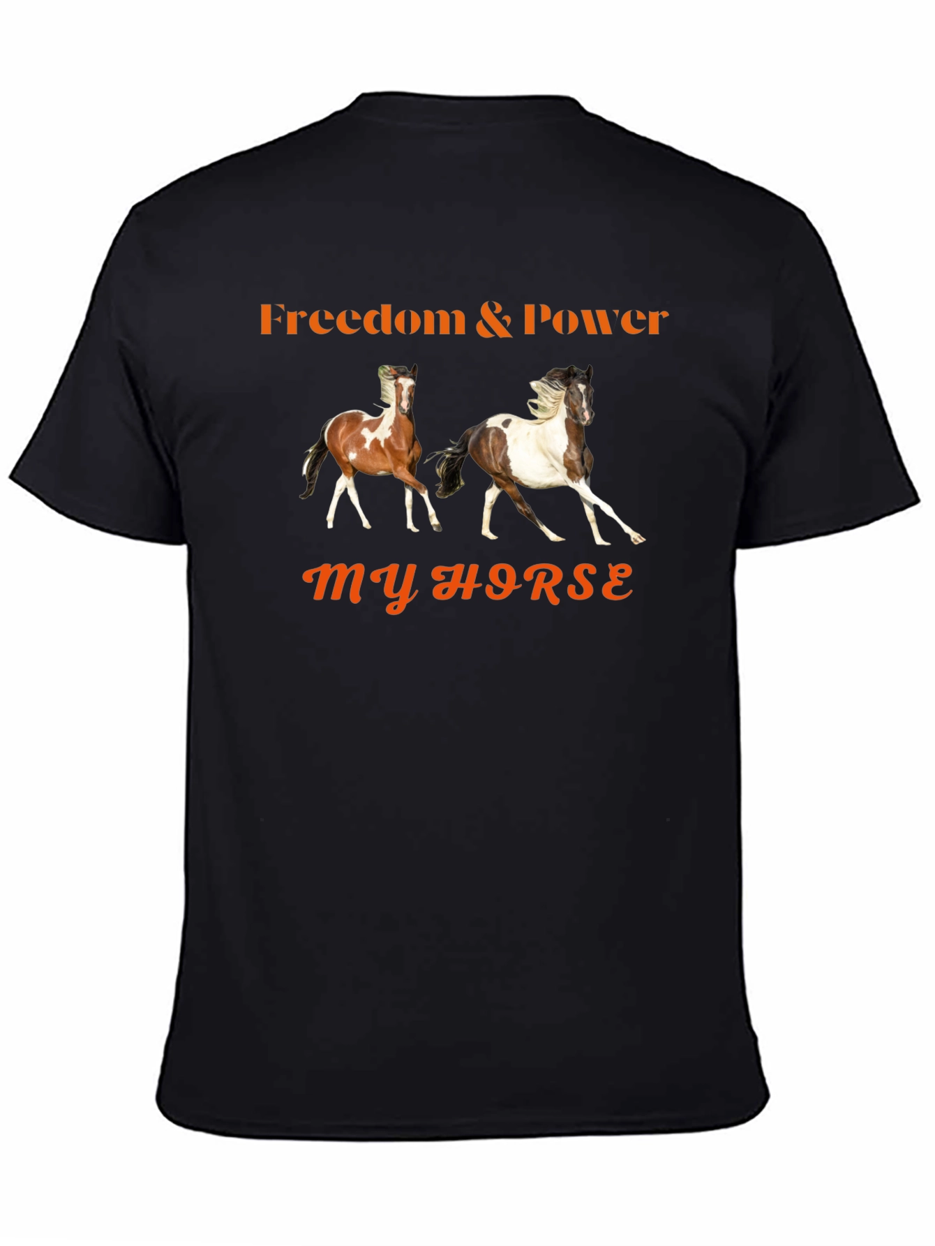 Freedom & Power Horse Graphic T-Shirt