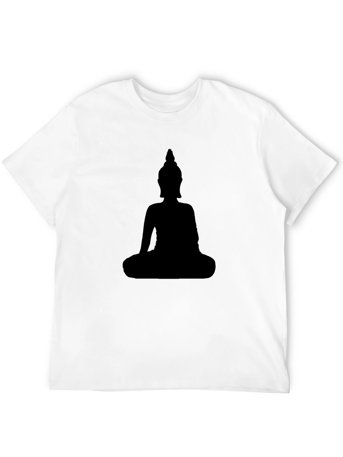 Buddha Silhouette Black T-Shirt