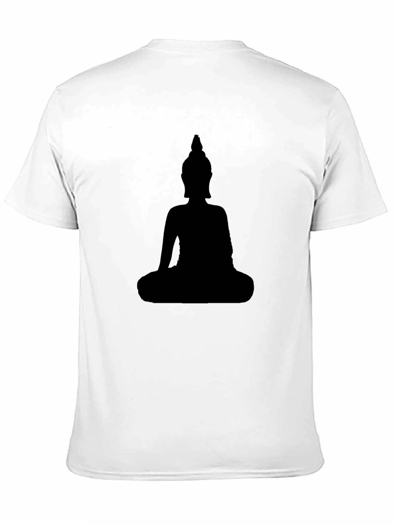 Buddha Silhouette Black T-Shirt