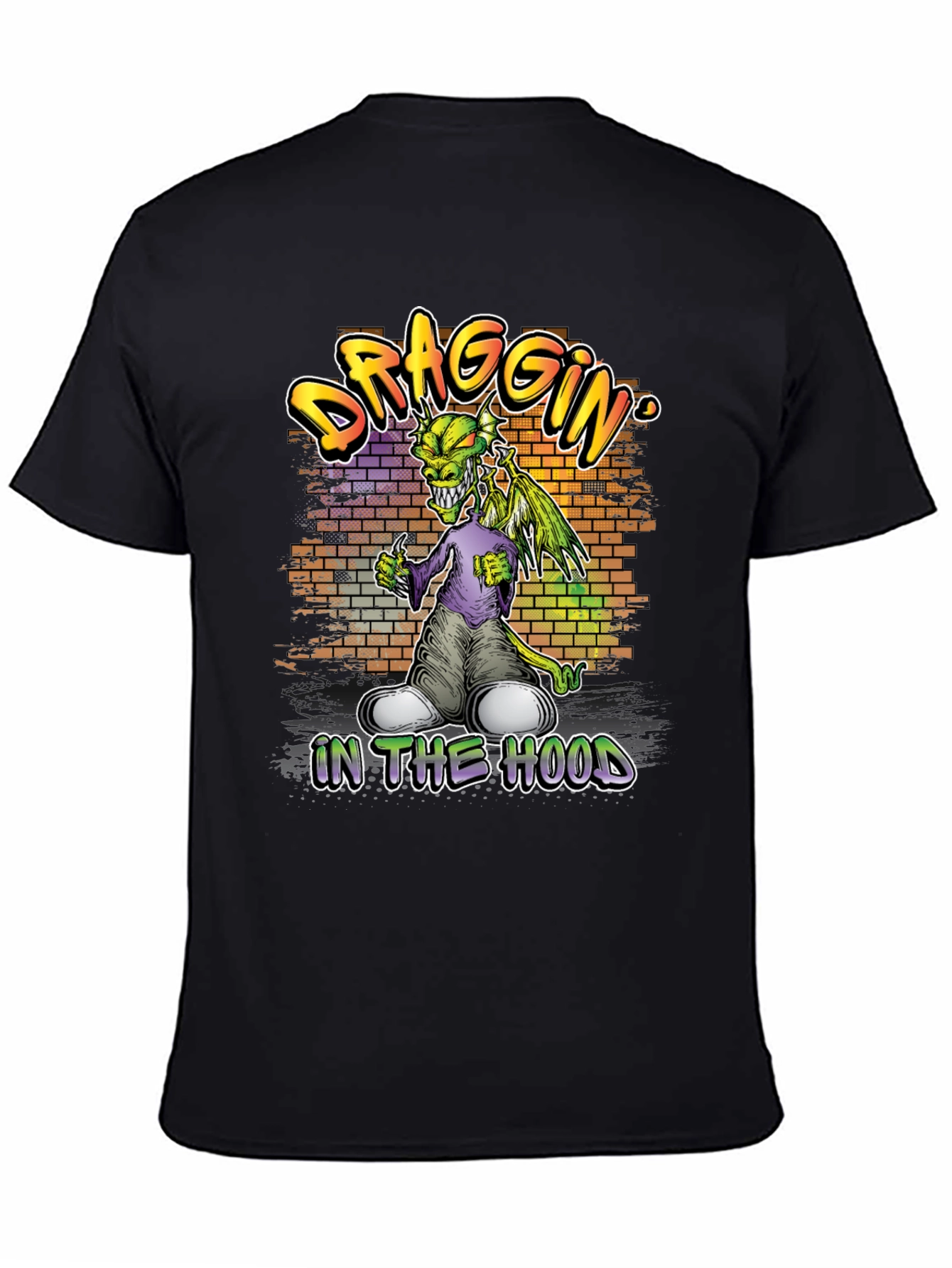 Draggin In The Hood Graphic T-Shirt