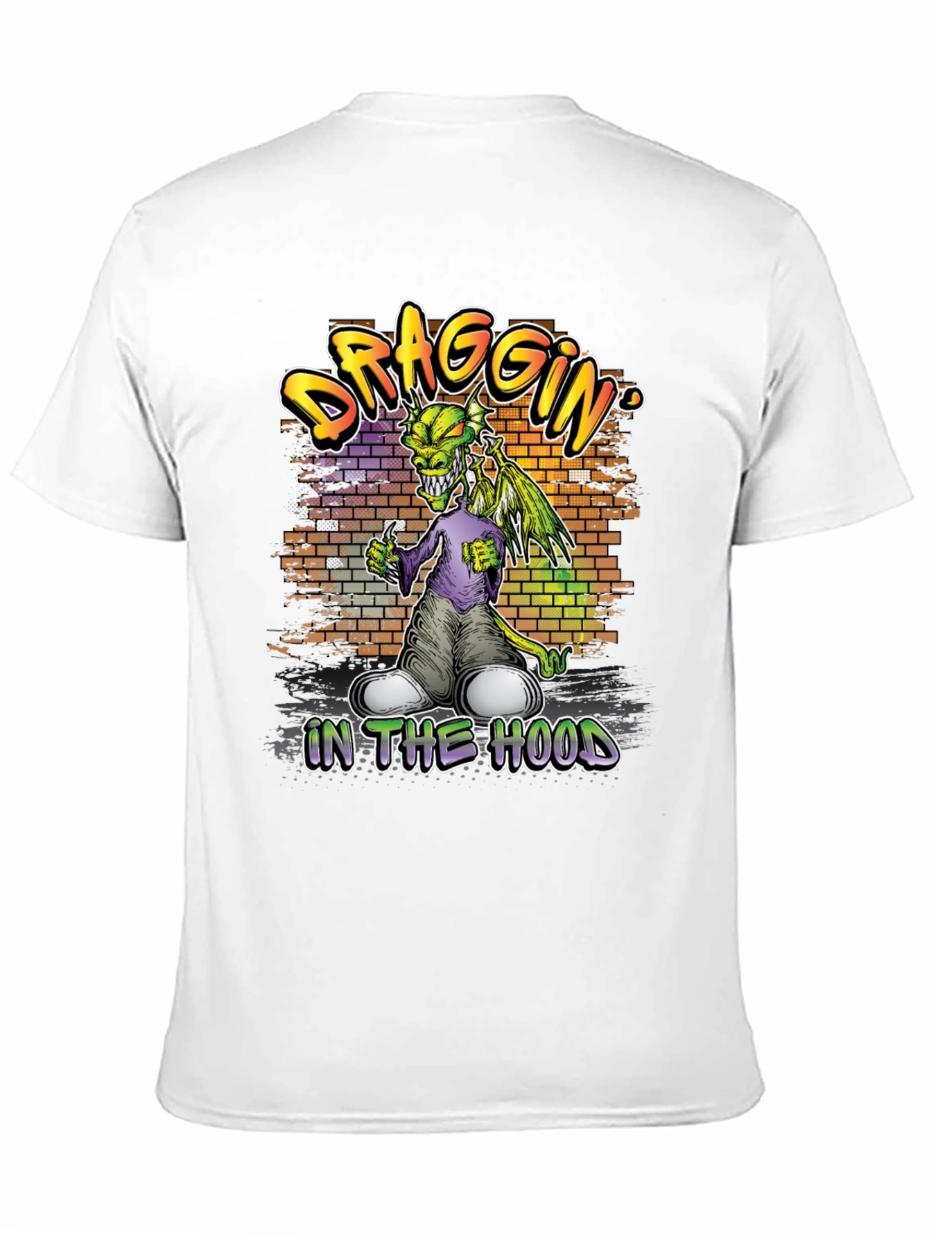 Draggin In The Hood Graphic T-Shirt