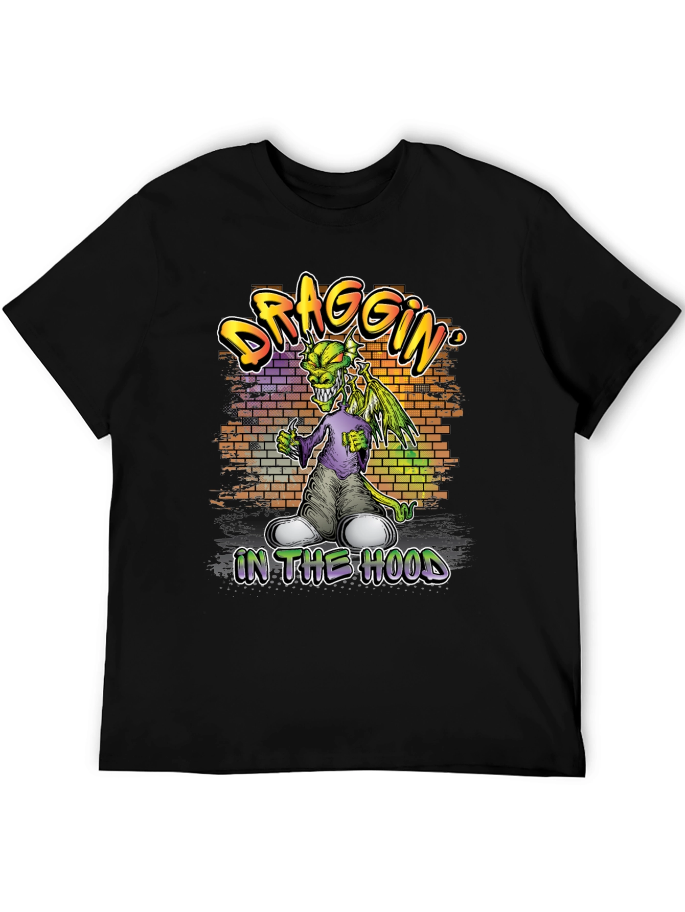 Draggin In The Hood Graphic T-Shirt