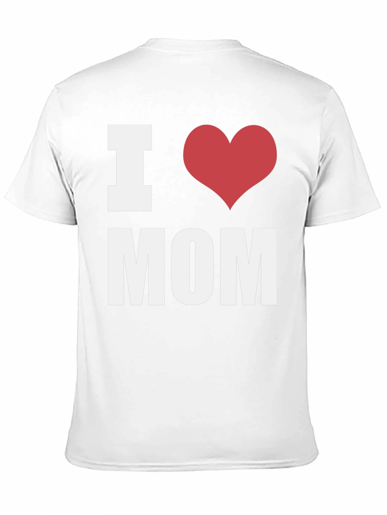 I Heart Mom T-Shirt - Black - Mens Fashion