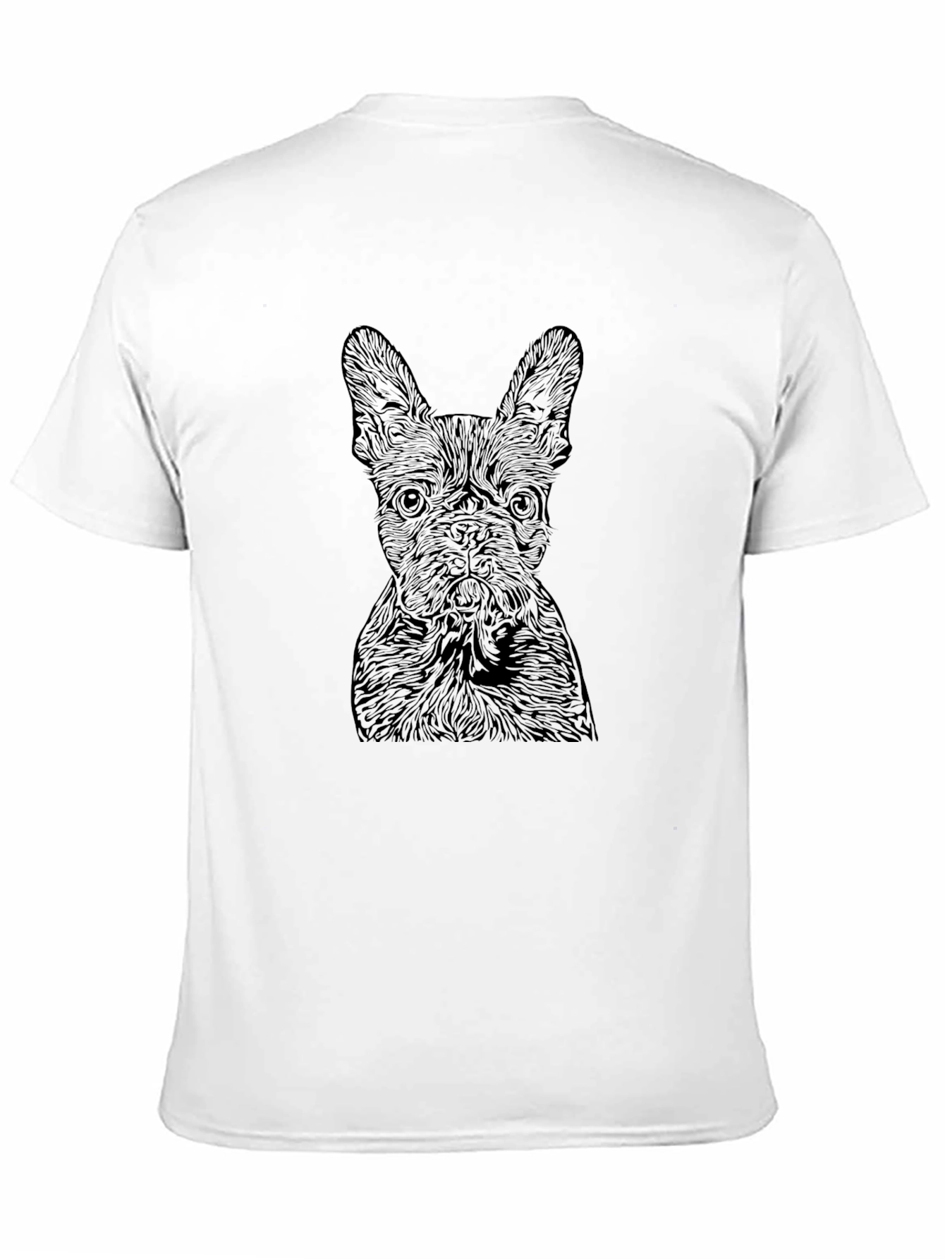 French Bulldog Graphic Tee - Mens Black T-Shirt