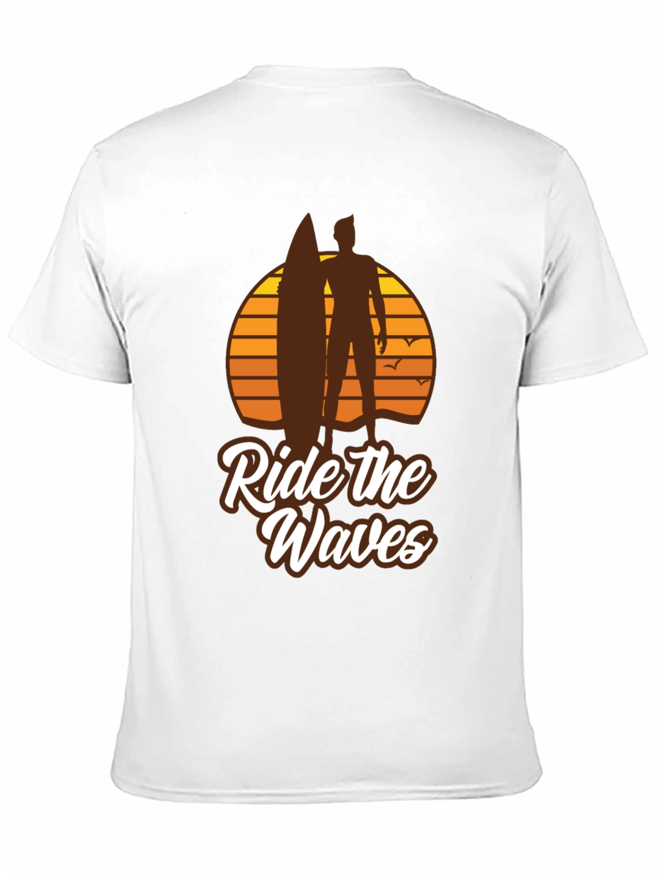 Ride the Waves Graphic T-Shirt - Surfer Style