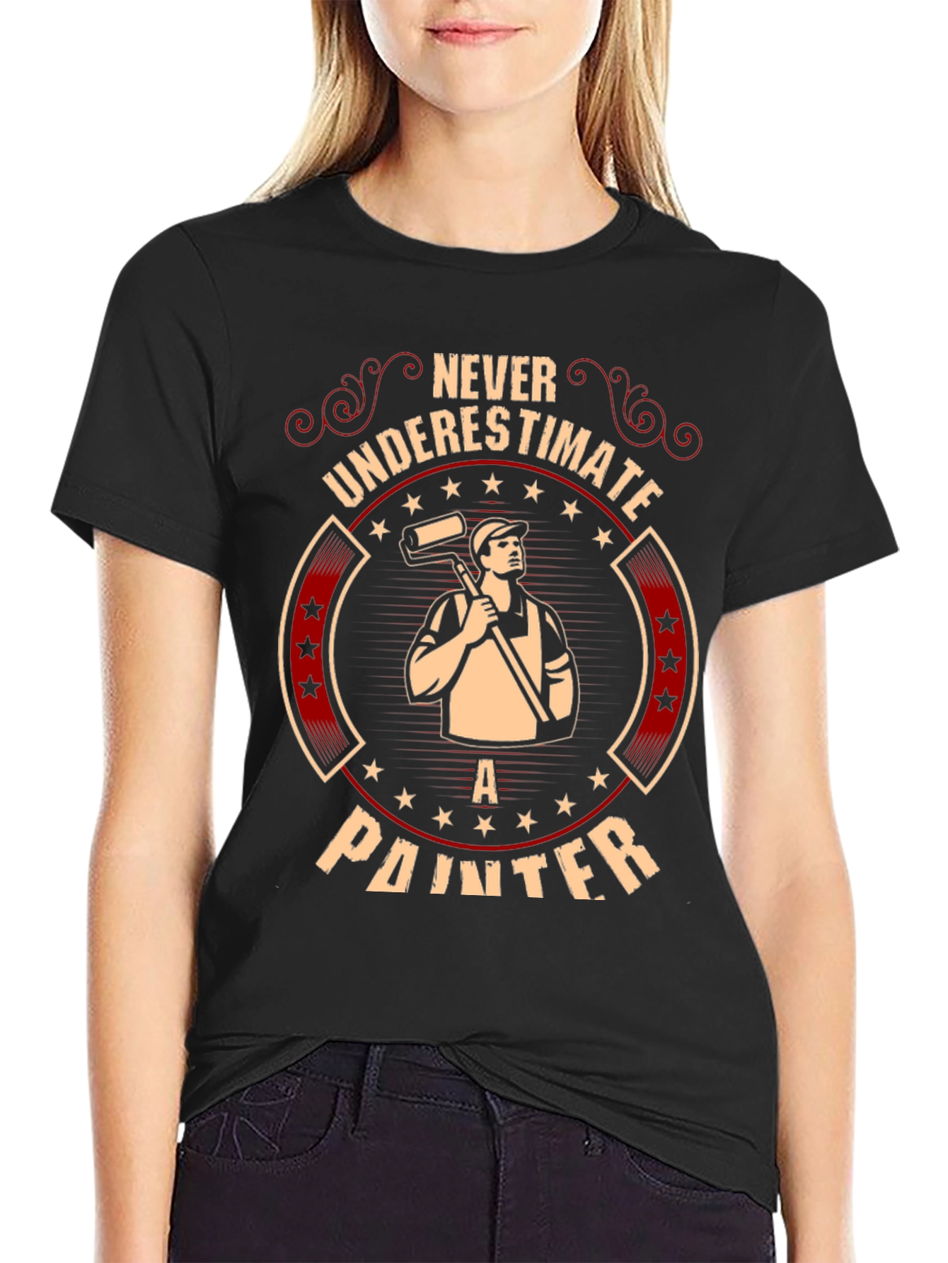 Never Underestimate a Painter T-Shirt
