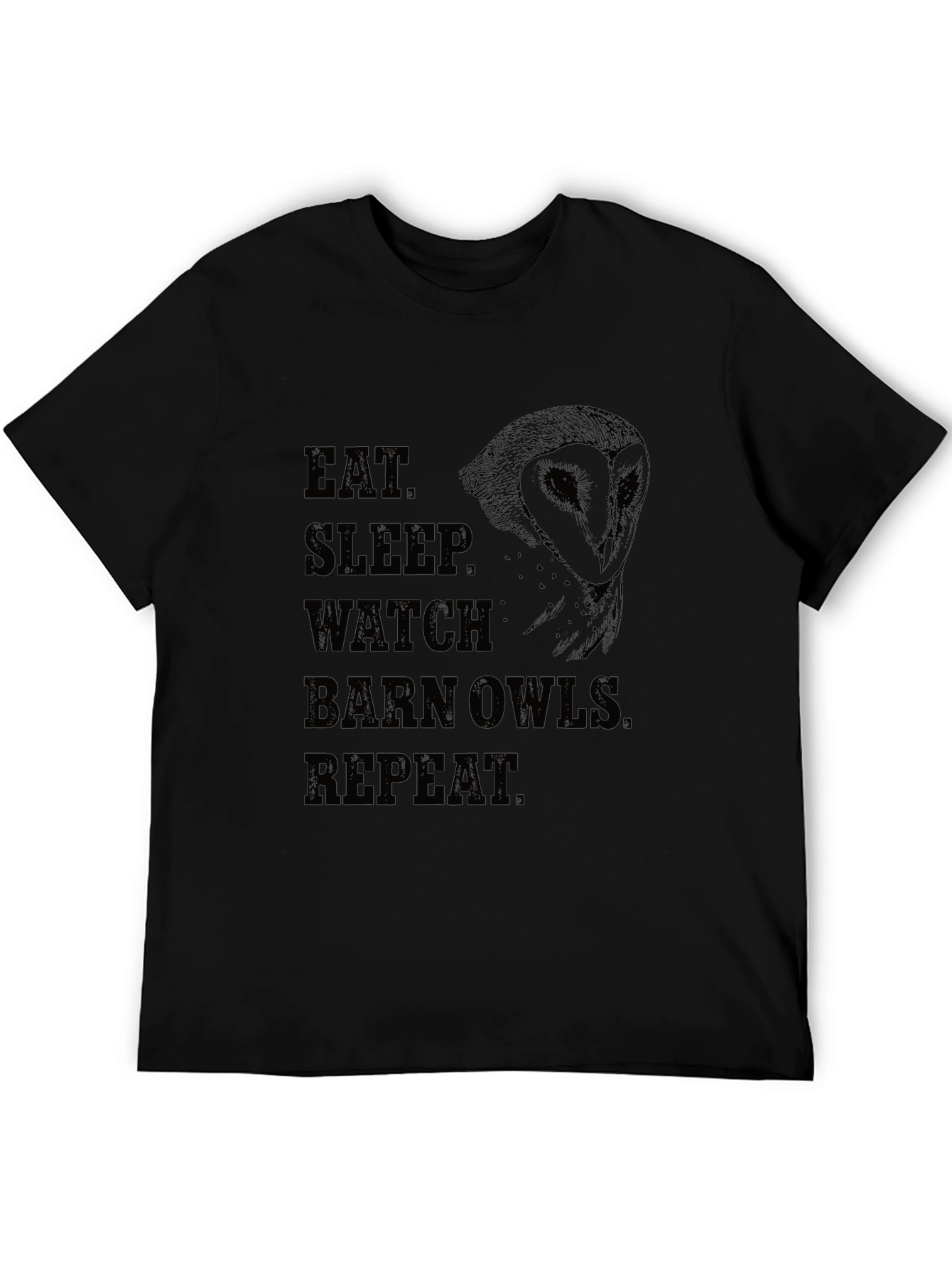 Eat Sleep Watch Barn Owls Repeat T-Shirt