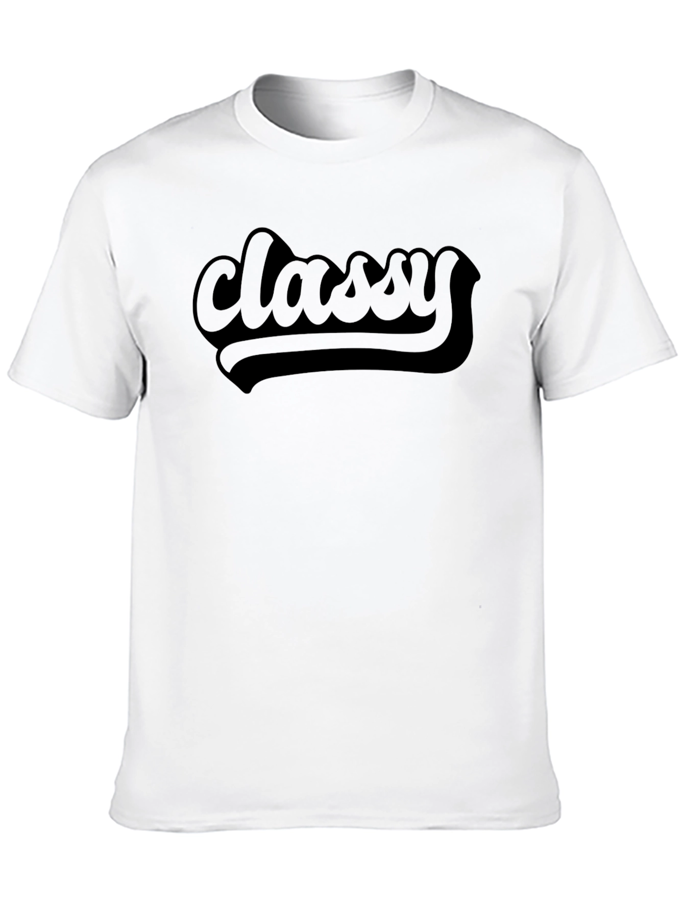 Classy Black Crew Neck T-Shirt