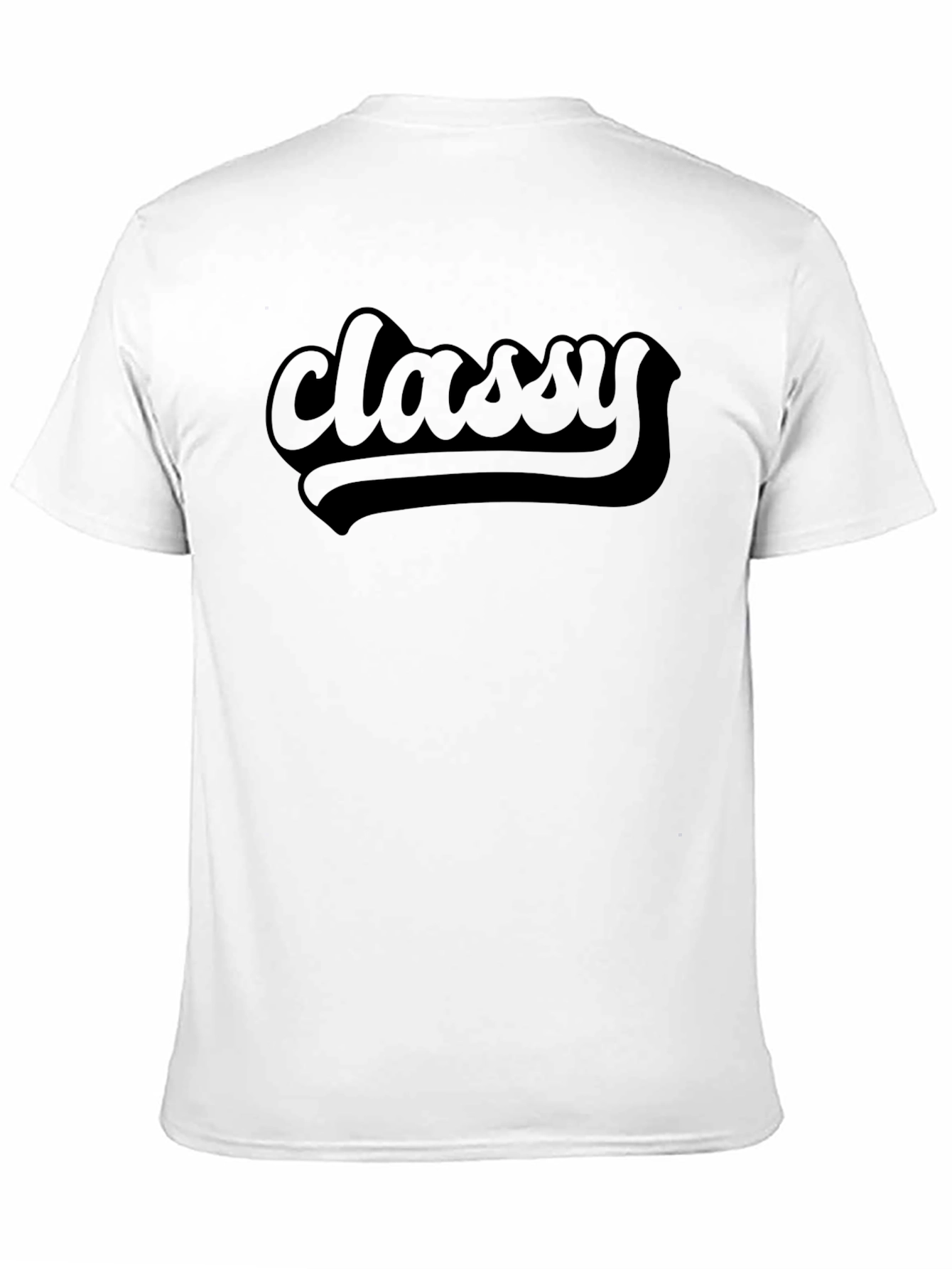Classy Black Crew Neck T-Shirt